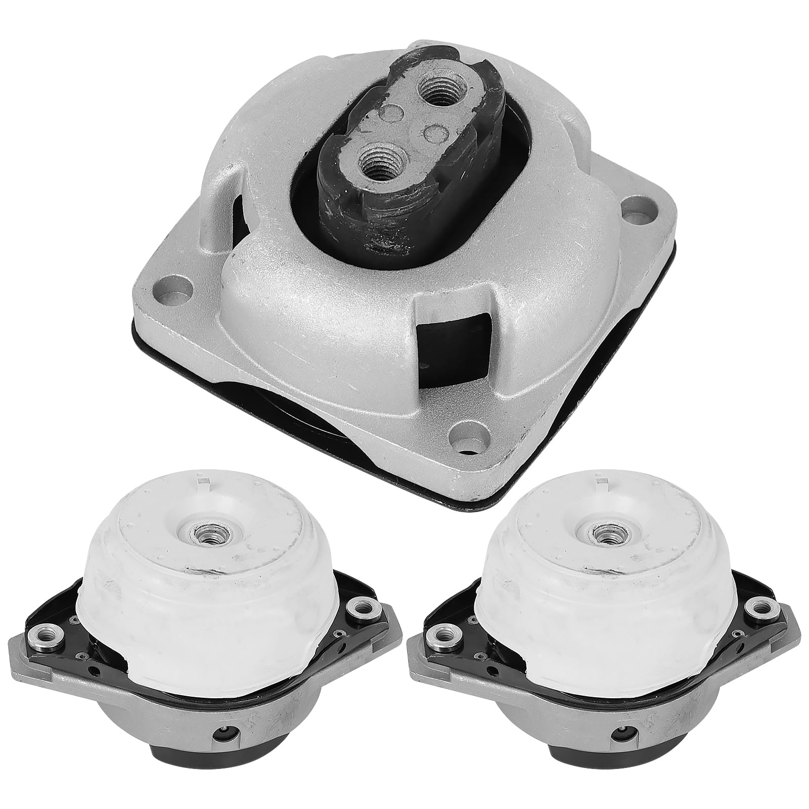 Engine Motor Mounts Set - Compatible with Mercedes-Benz GLE400 2016-2017, GLE43 AMG 2017-2019, GLE550e 2016-2018, GL450 2015-2016, GLS450 2017-2019, ML350 2013-2015, Replace# A4094 A4096, Set of 3