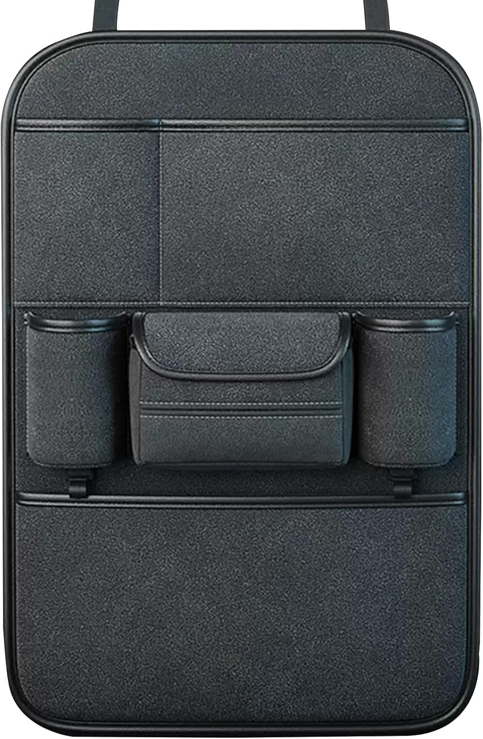 Car Seat Organiser for NISSAN/Juke QASHQAI X-TRAIL TRITT AUF Murano, Car Passenger Tidy Backseat Organiser Vehicle Storage Bag with Laptops Tablet Cup Holder,Black/B