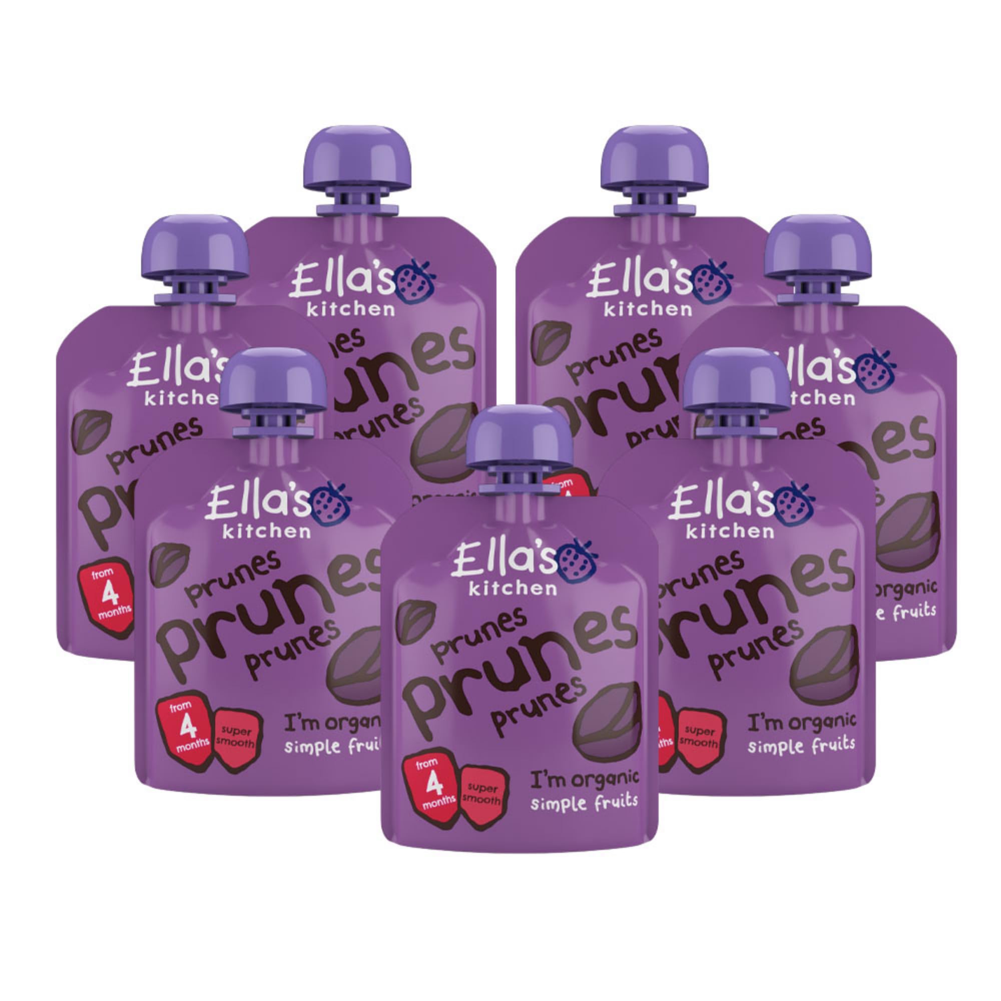 Ella's Kitchen organic prunes 70g (Pack of 7)