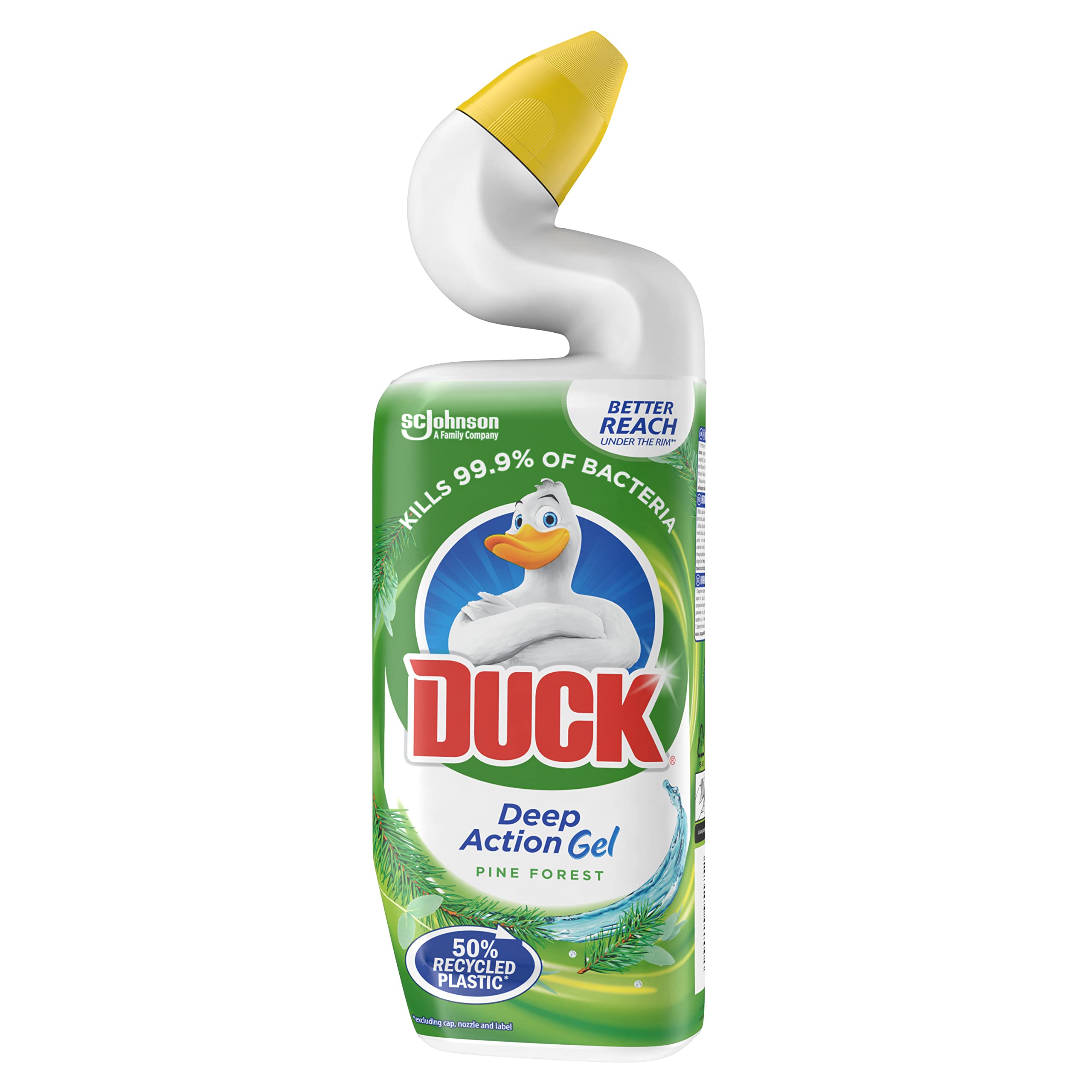 Duck Toilet Deep Action Gel Liquid Cleaner, Pine Forest, 750ml