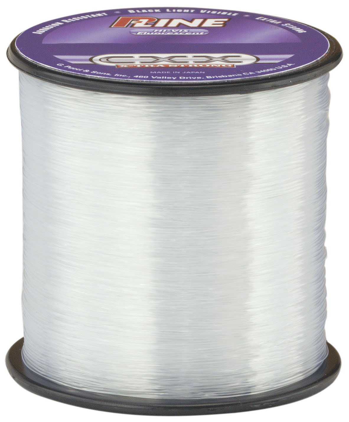 P-Line CXX-Xtra Strong High Visibility Clear Fluorescent Fishing Line 1/4# Spool