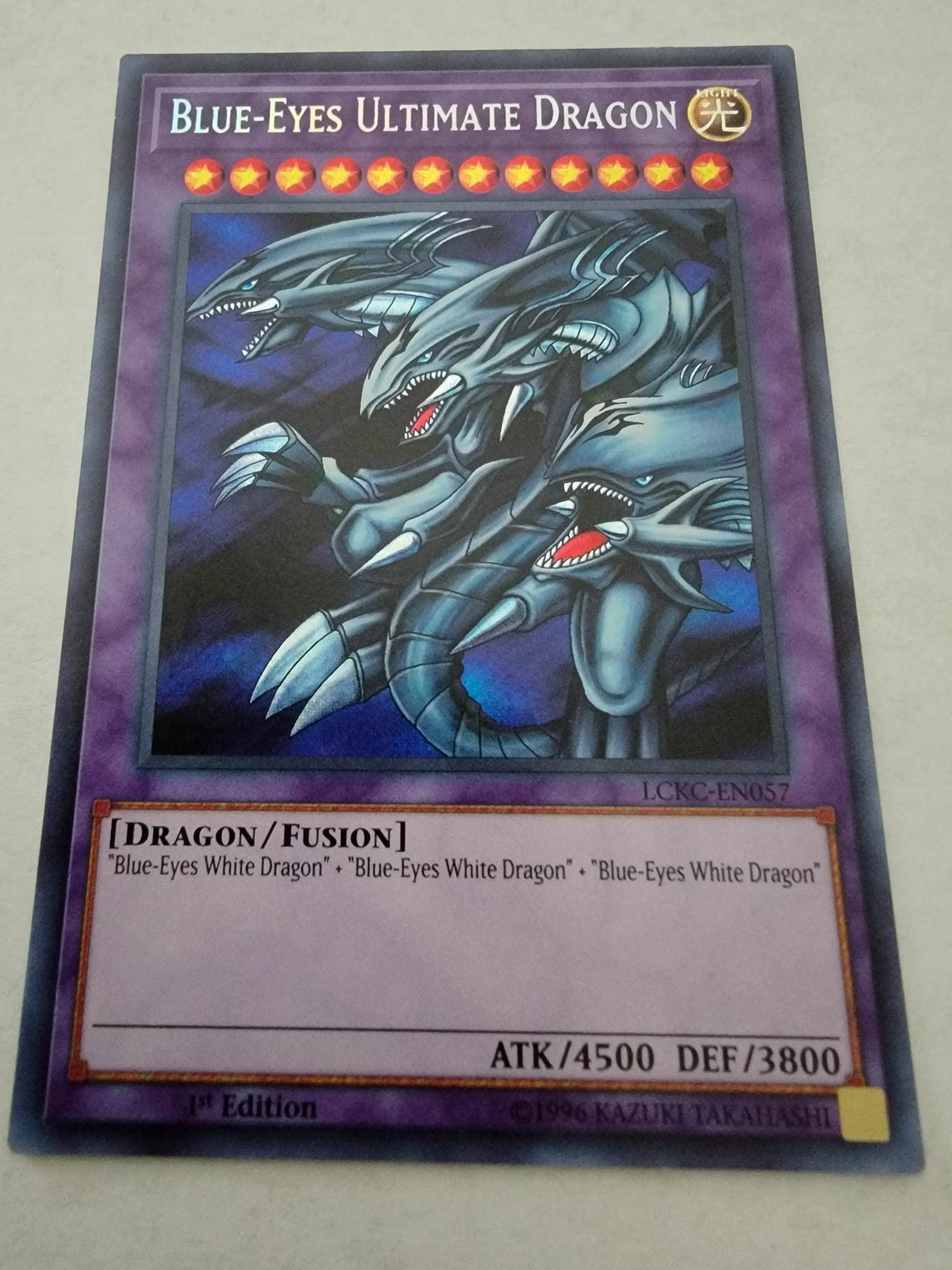 Blue-Eyes Ultimate Dragon - LCKC-EN057 - Legendary Collection Kaiba - Secret Rare - 1st Edition