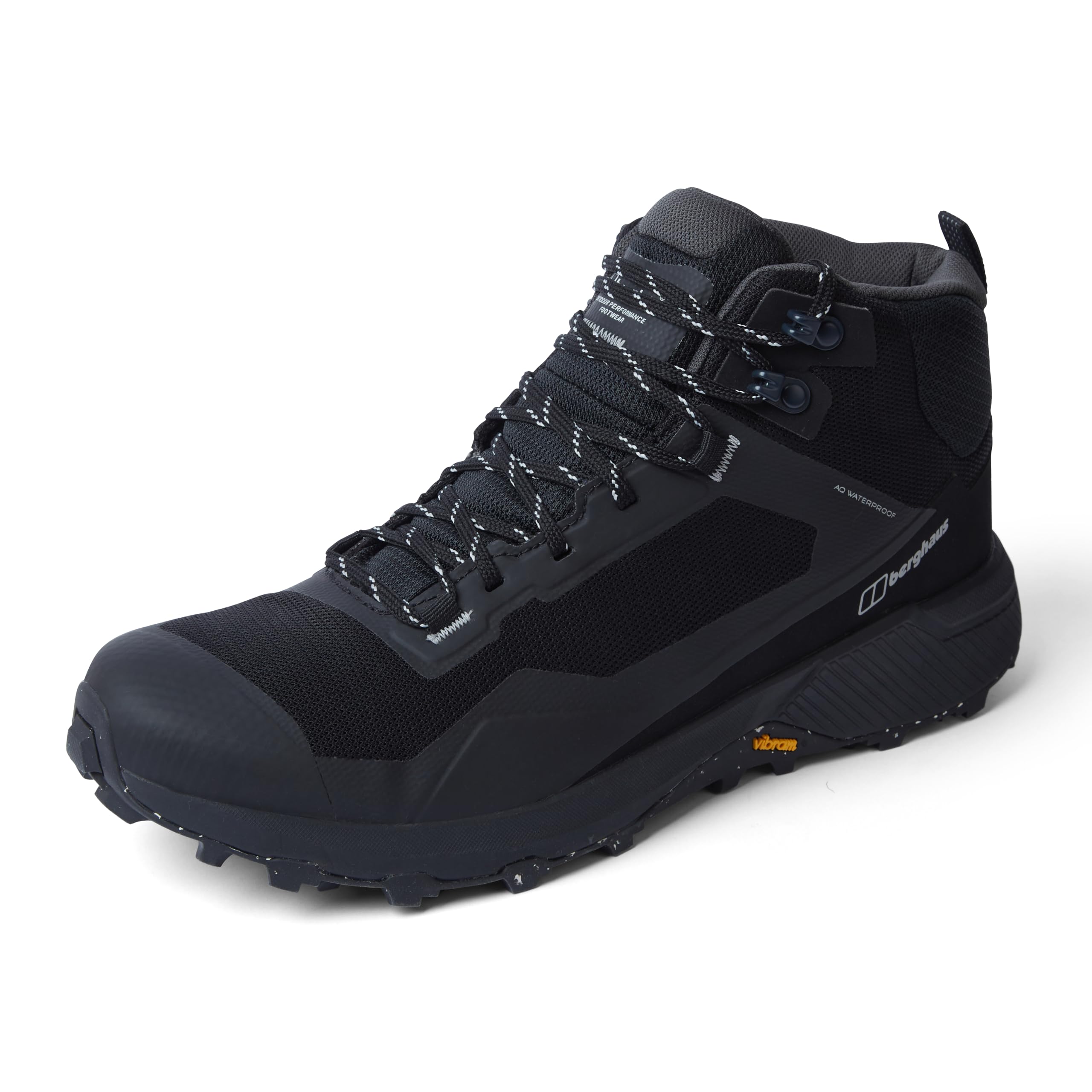 Berghaus Men's Revolute Active Walking Hiking Trail Shoes | Waterproof | Breathable | Durable | Vibram Rubber Sole Boot