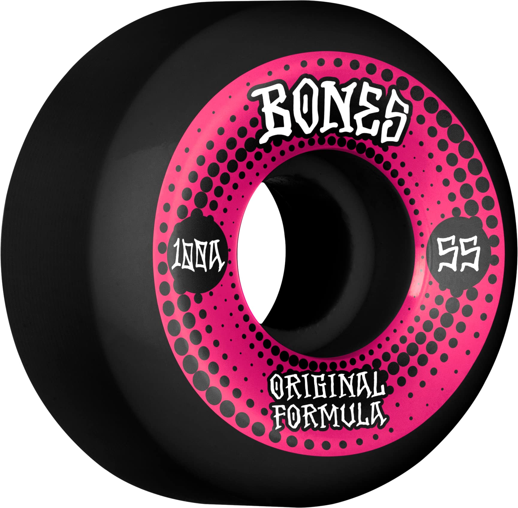 Bones Wheels OG Formula Skateboard Wheels Originals 100A V5 Sidecut 4 pk