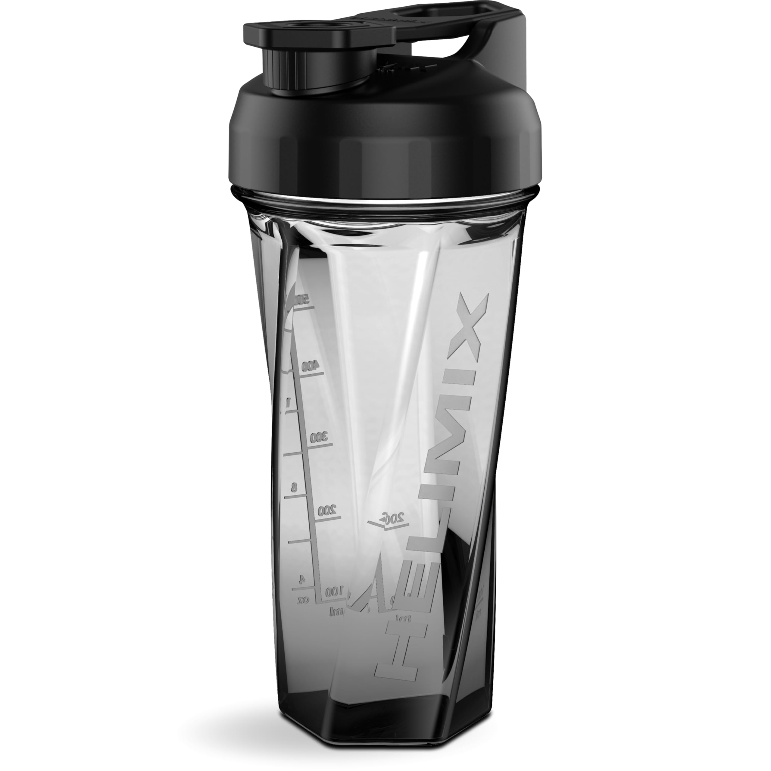 Helimix 2.0 Vortex Blender Shaker Bottle 828 ml - No Blending Ball or Whisk - USA Made - Portable Pre Workout Whey Protein Drink Shaker Cup - Mixes Cocktails Smoothies Shakes - Top Rack Safe