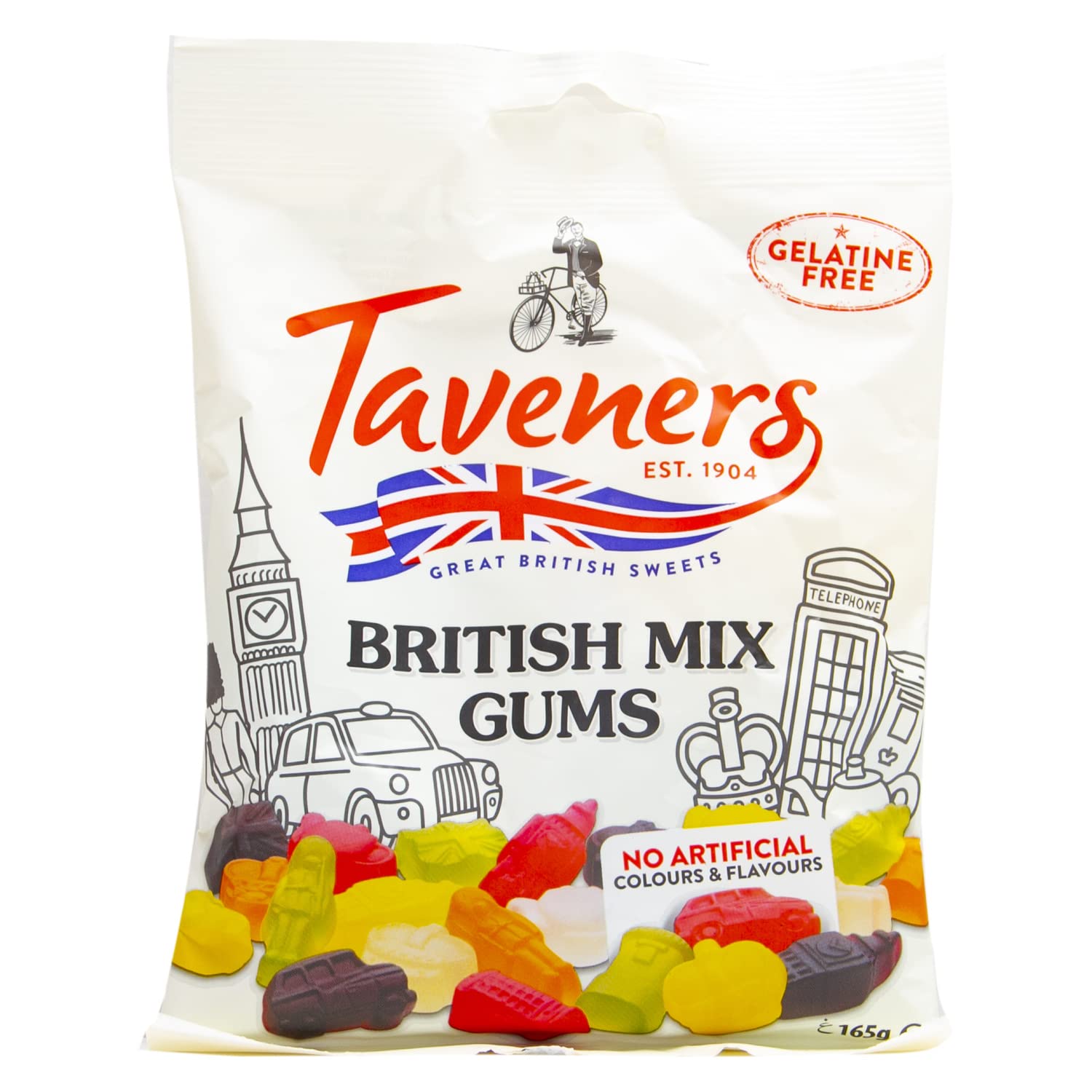 Taveners British Mix Gums 165g