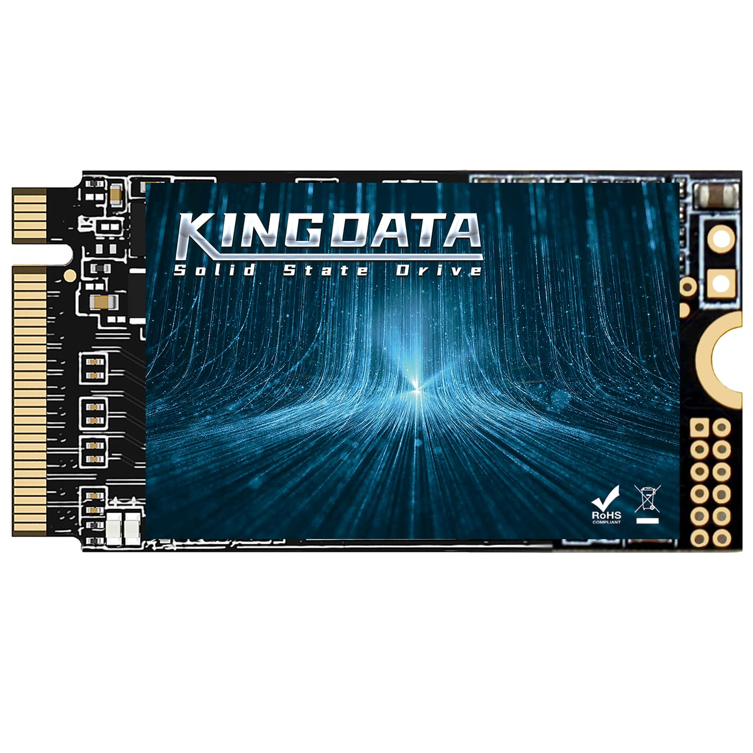 KINGDATAM.2 2242 SSD 256GB NVMe PCIe Gen3 x 4 Hard Drive Internal Gaming SSD, 3D NAND TLC, R/W Speed up to 2200MB/s and 1800MB/s (M.2 2242 PCIe, 256GB)