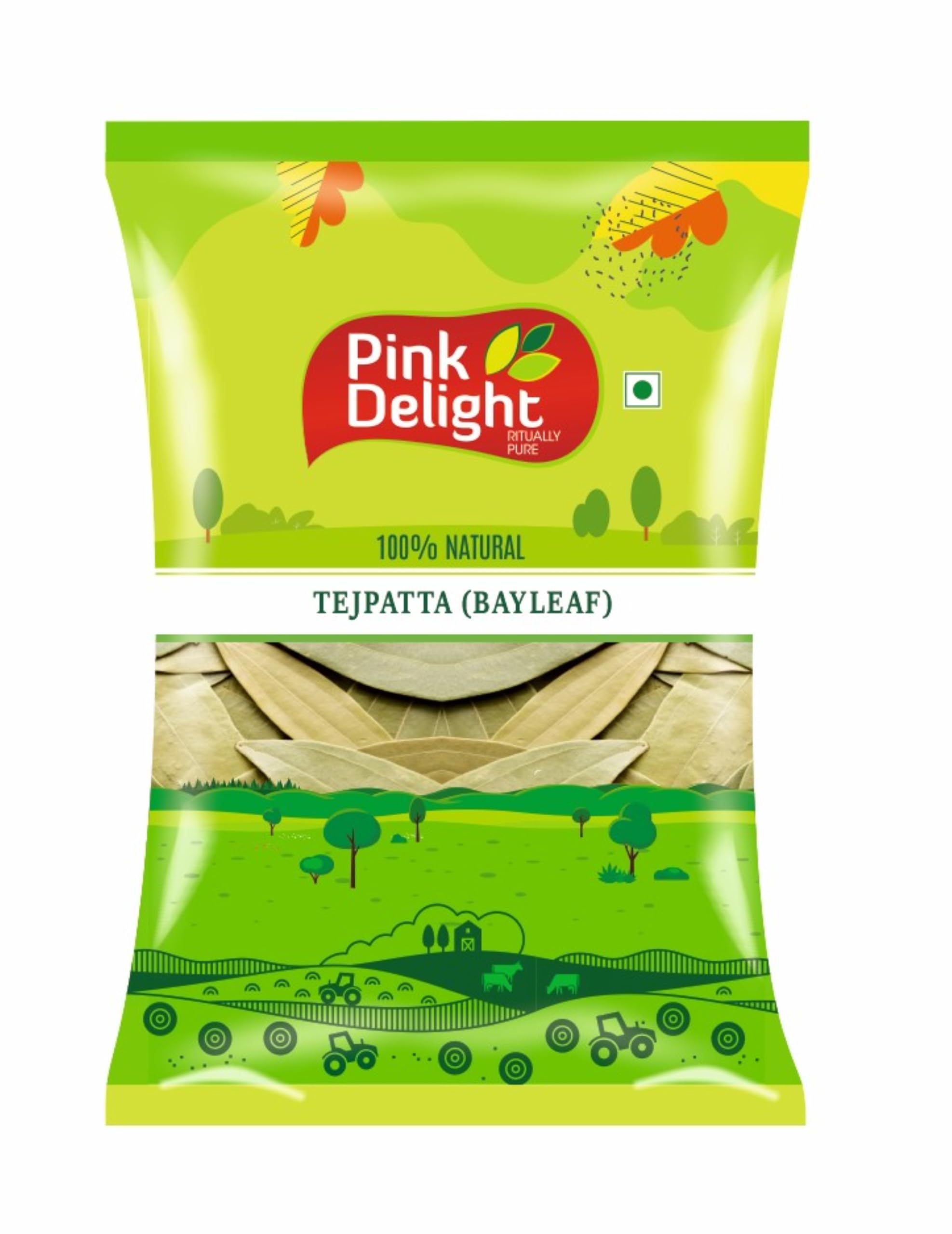 Pink Delight Tej Patta (Bay Leaf Whole)| 100 Gm Packing | Indian Spices & Masala| Amazing Flavour