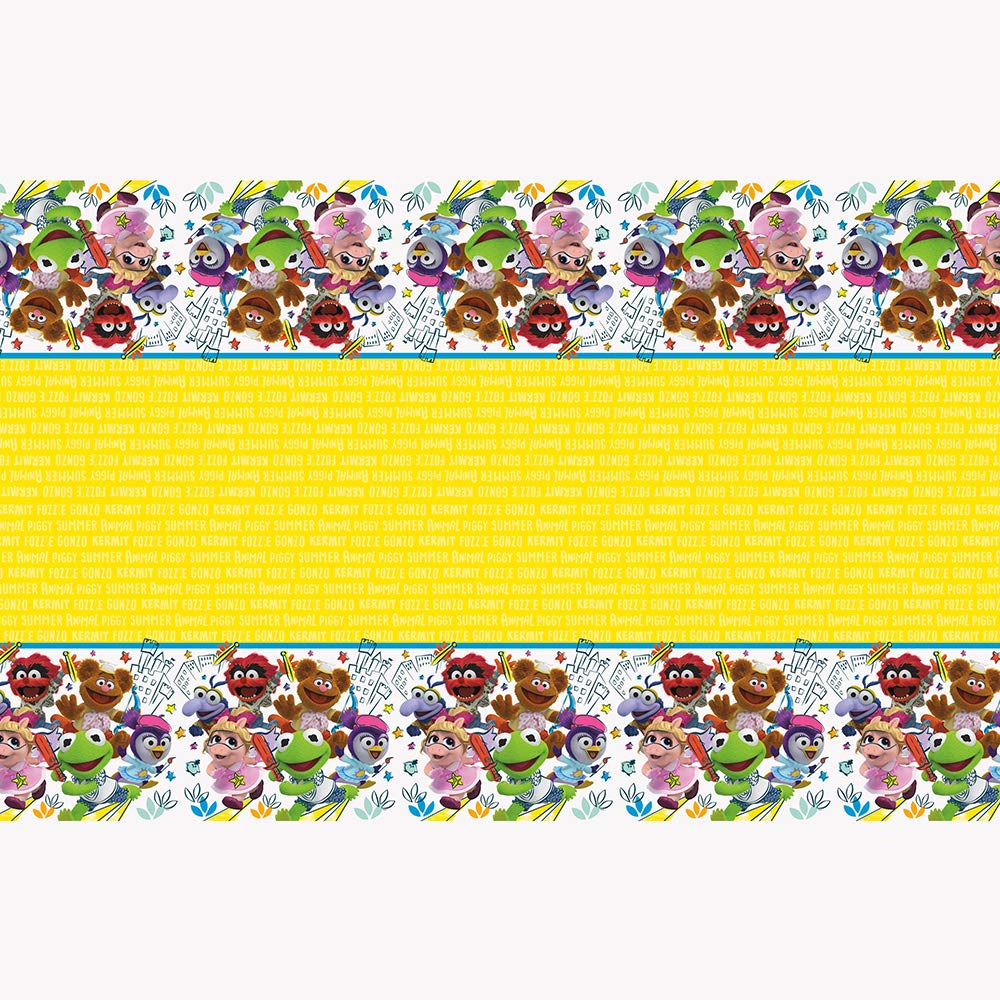 Unique Disney Muppet Babies Rectangular Plastic Tablecover - 1 Pc, Multicolor, One Size