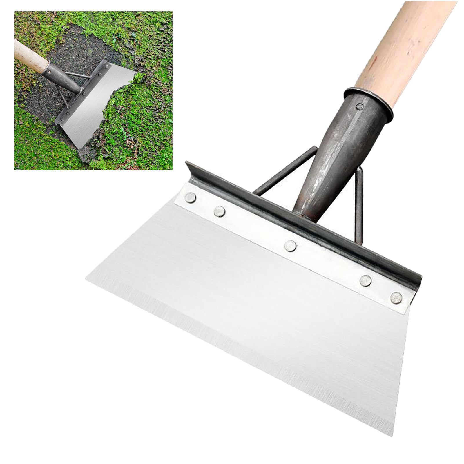 Multifunctional Cleaning Shovel, Multifunctional Garden Shovel, Outdoor Garden Cleaning Shovel, Weeding Tools for Garden, Weed Remover Tool, Cleaning Shovel for Weeds and Moss (20CM)