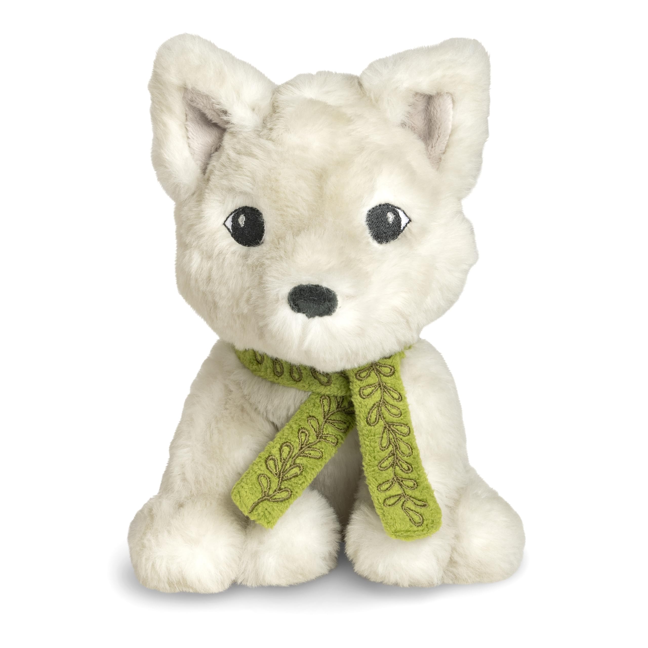 Compendiuman Adorable Stuffed Arctic Fox Plush, Companion to The Book Why Not?, 5.25" L x 5.75" W x 8" H