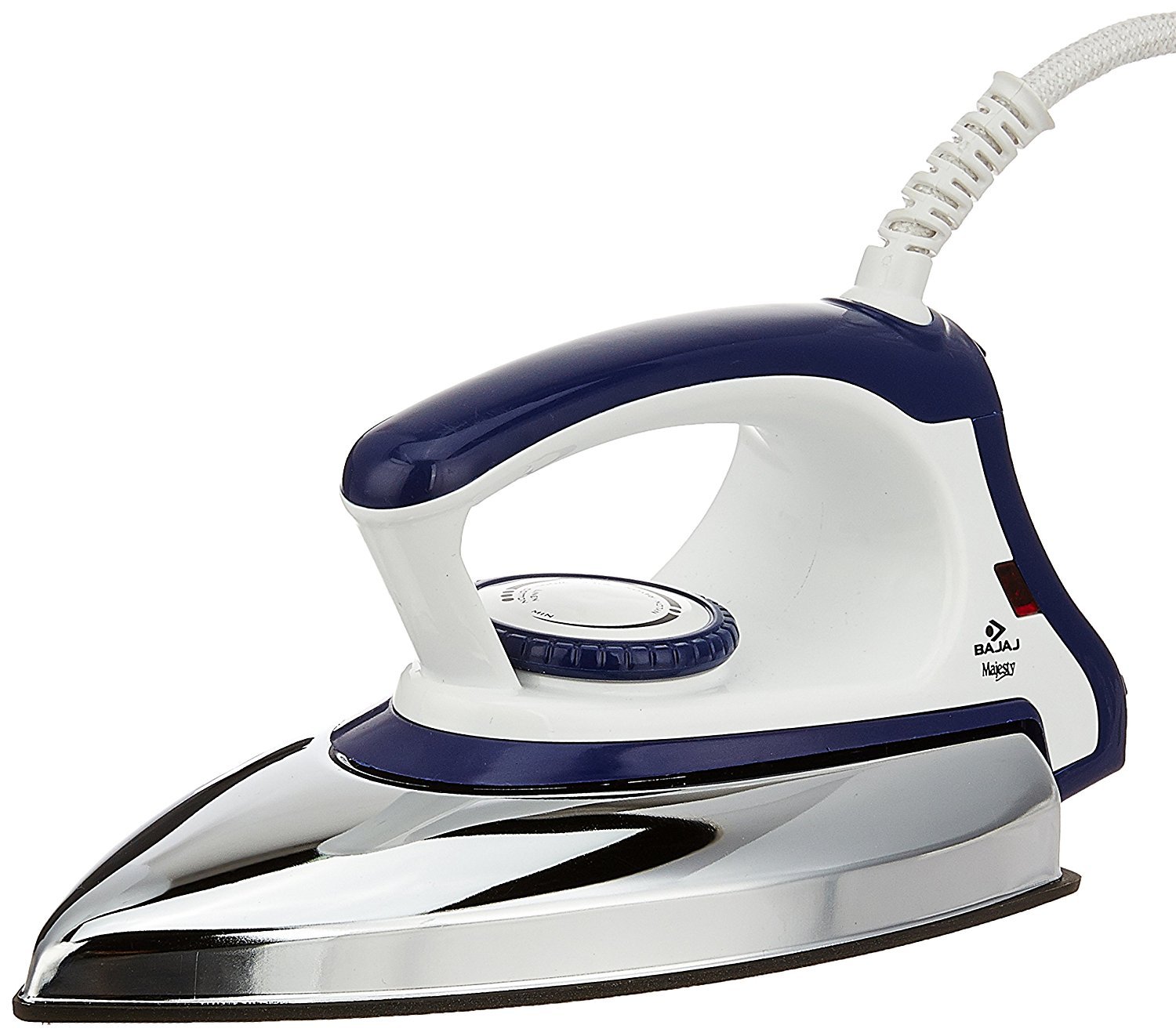 BajajMajesty DX 11 6 W Stainless Steel Lightweight Automatic Dry Iron (Silver)