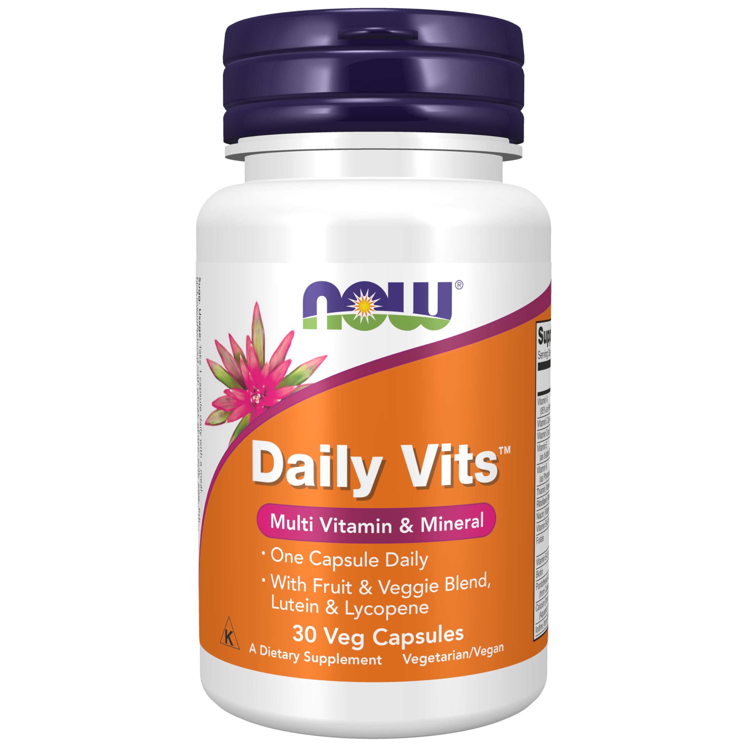 Now Foods Daily Multi-Vitamin, 30 Veg Capsules