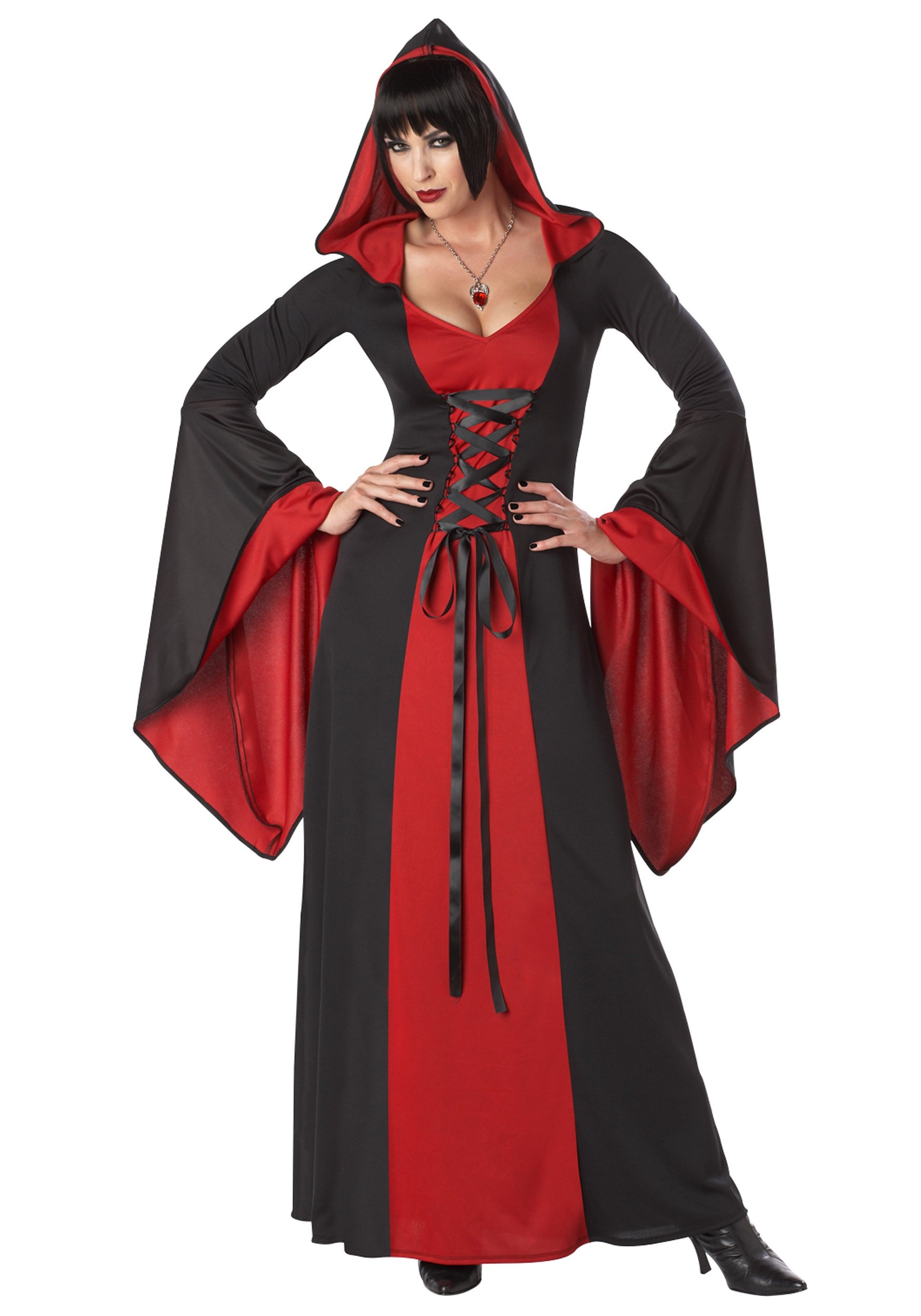 California Costumes womens Deluxe Hooded Robe Adult-Sized Costume (pack of 1)