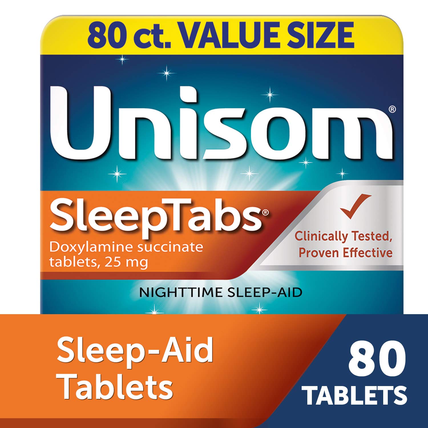 UnisomNighttime Sleep-Aid Tabs (80 Count)