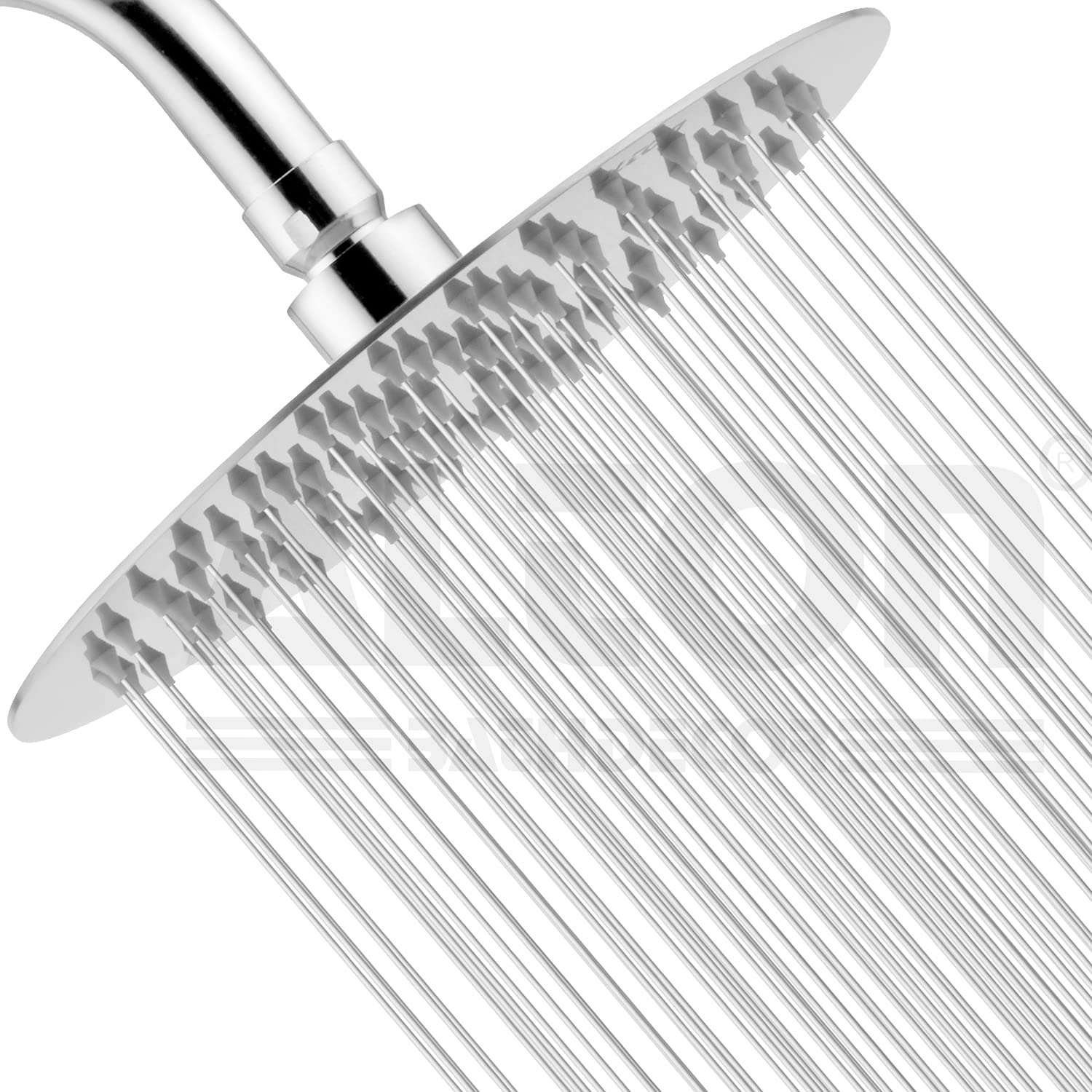 ALTON SHR20735 Stainless Steel -304 Grade, 8-INCHES Overhead Shower Without Arm, Chrome Finish, Silver