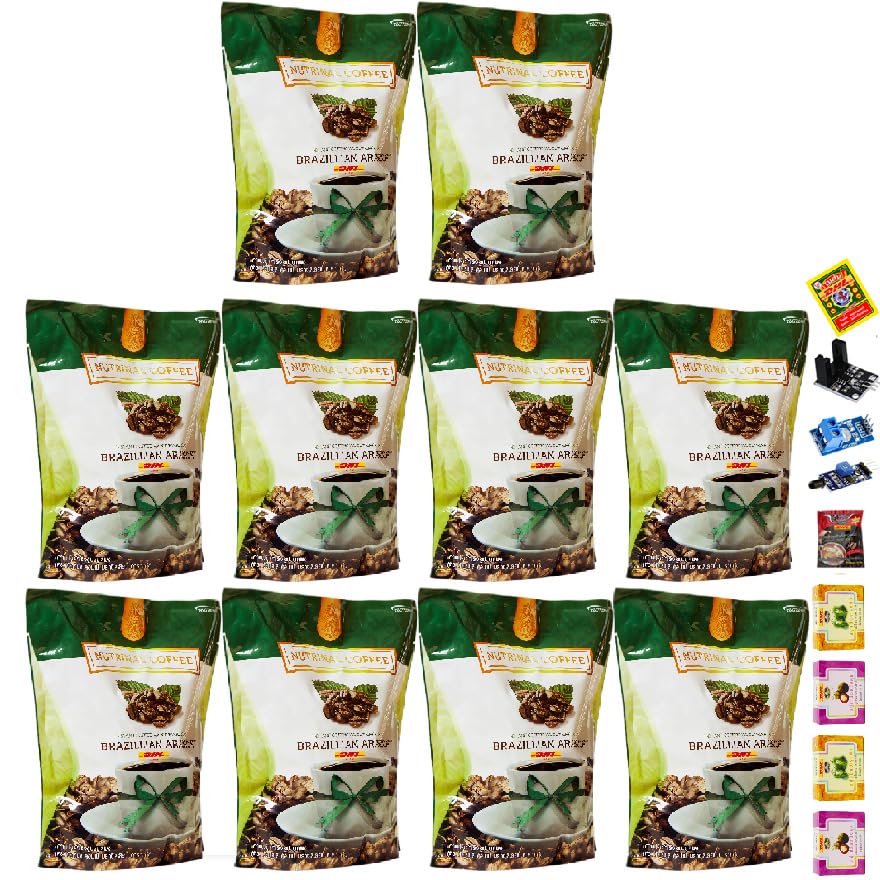 450g 30Sachets/Pack Roasted Healthy Snack Delicious Successmore Nutrinal Instant Coffee Brazillian Arabica Set 10 AMZ145 By Tumtimshop [Get Free Beauty Gift]