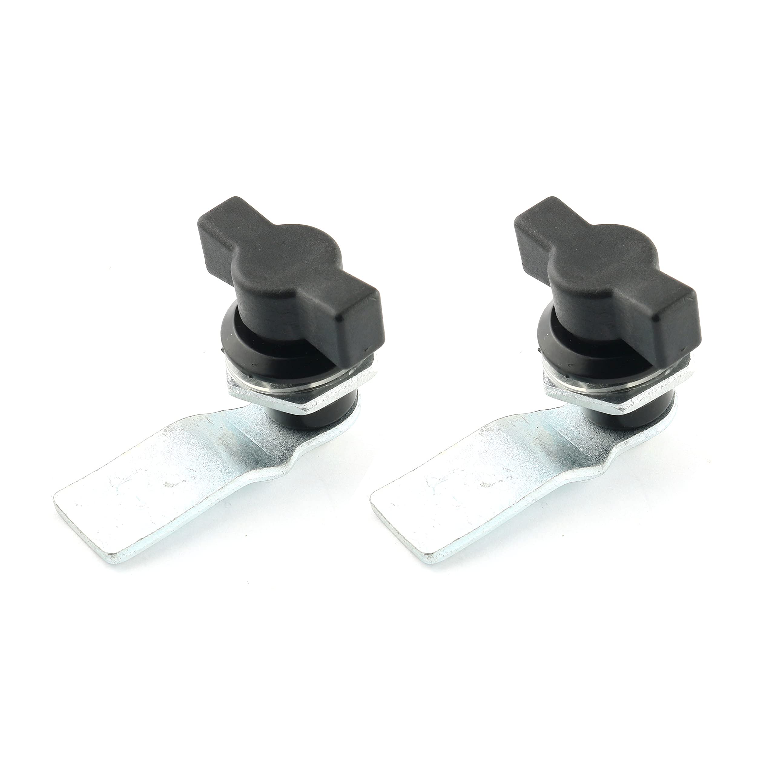 E-outstanding2Pcs MS714-2 T Handle Swing Knob Turn Cam Lock Thumb Operated for Mailboxes Machine Cabinet Drawer