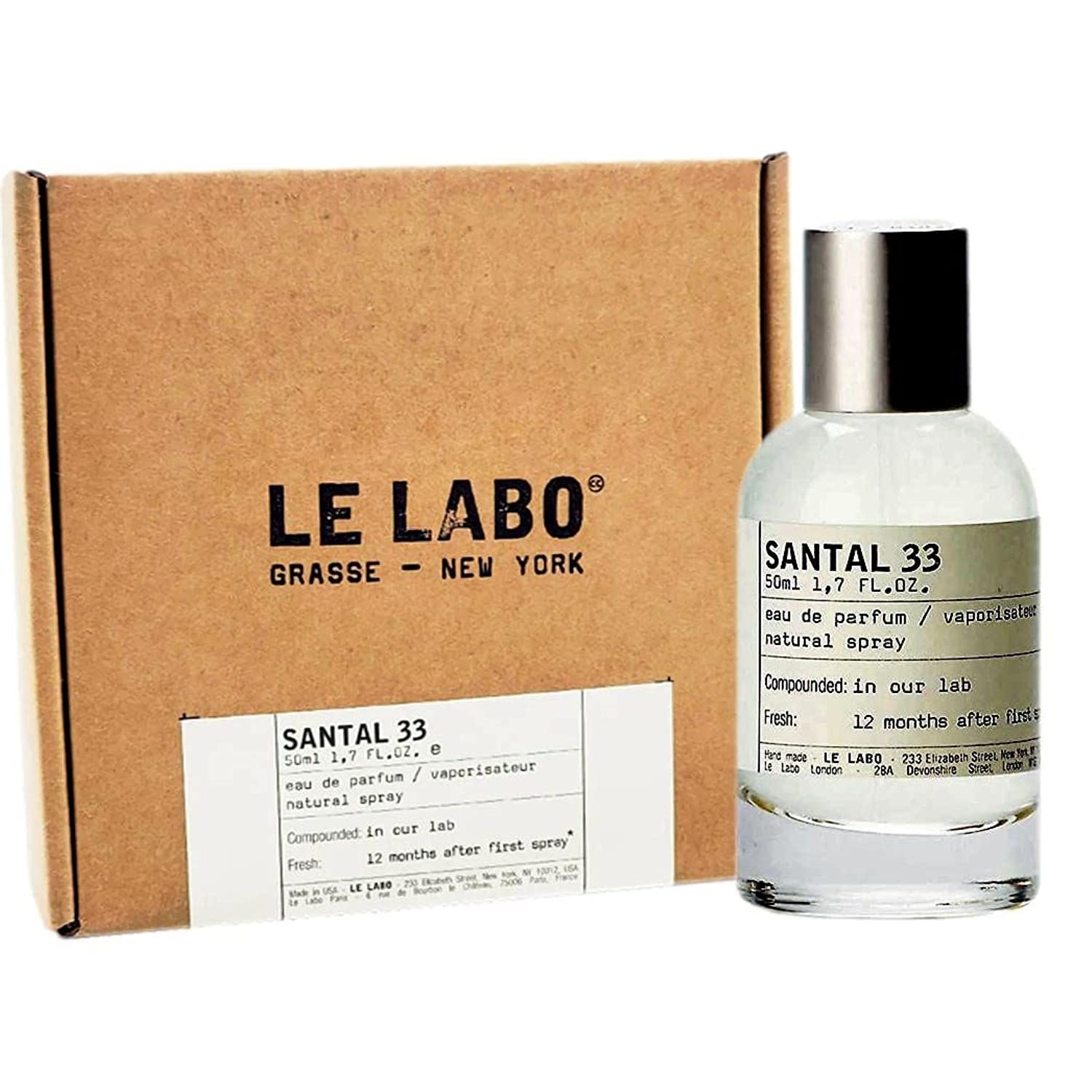 Le LaboSantal 33 50ml 1.7oz eau de parfum Perfume