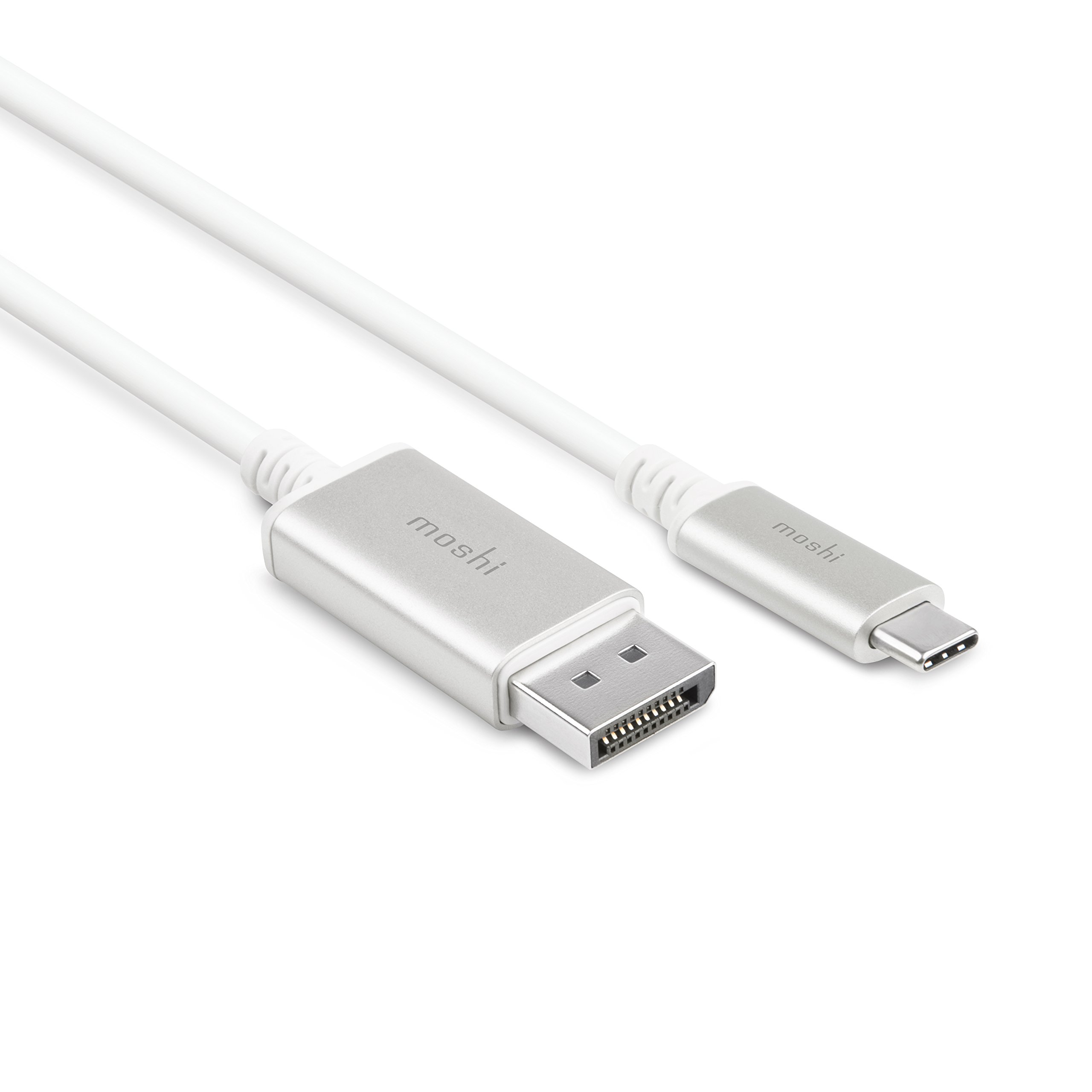 MoshiUSB C to DisplayPort Cable 1.5m/5ft, Support 5K@60 Hz, 4K HDR, VESA Certified, Aluminum Housing, Thunderbolt 3 Compatible (Ensure Monitors Accept DisplayPort Signal)