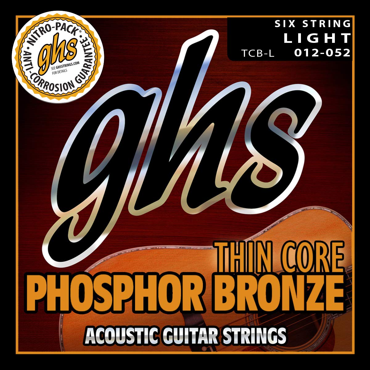 GHS TCBL THIN CORE PHOSPHOR BRONZE LIGHT 12-52