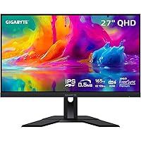 GIGABYTE M27Q 27-in 165Hz 1440P KVM Gaming Monitor Deals