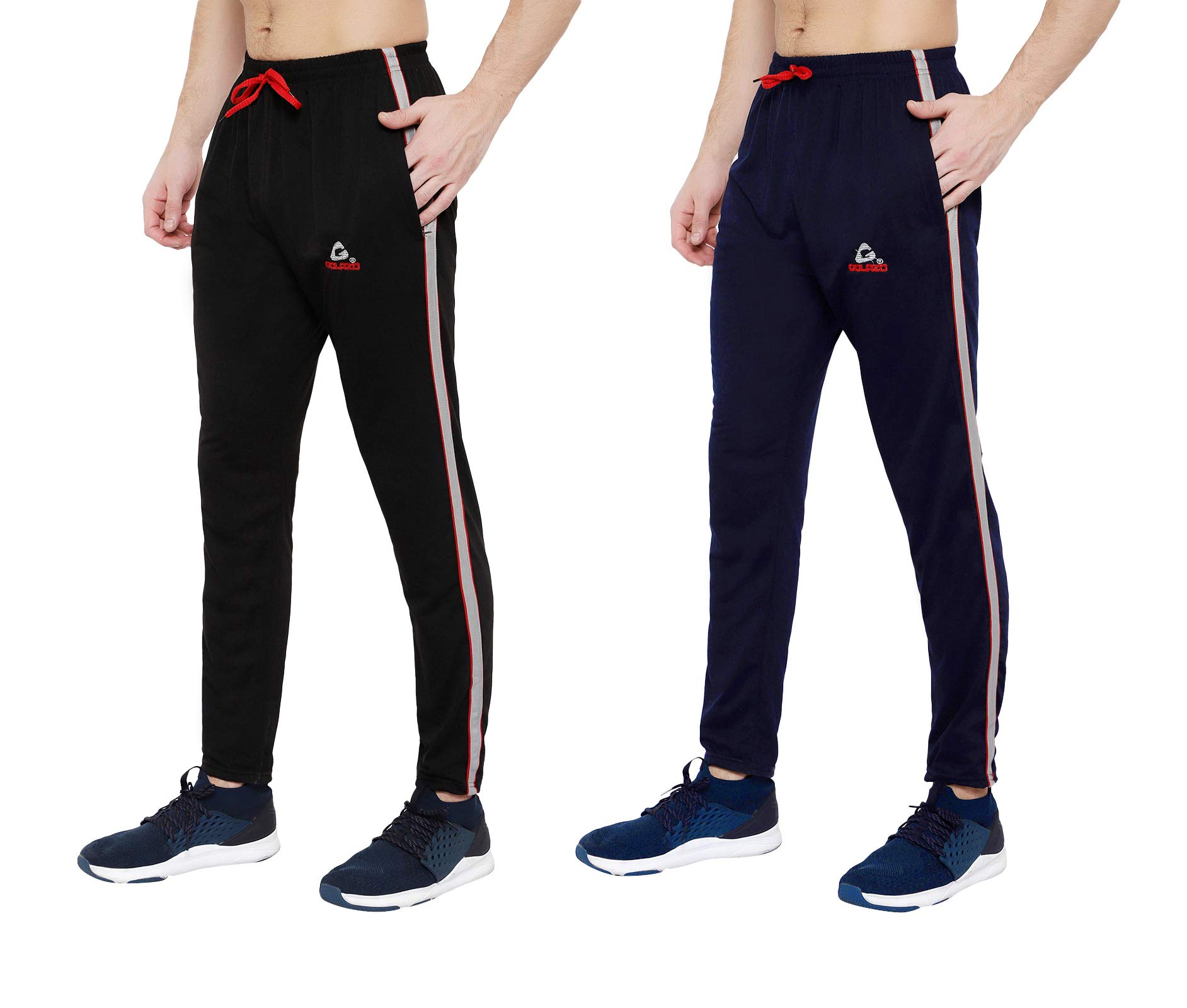 GOLAZO Men's Stylish Slim Fit Cotton Jogger Lower Track Pants for Gym, Running, Athletic, Casual Wear for Men