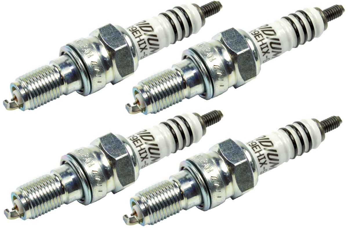 Spark Plug Set 4 Pieces NGK Iridium CR9EHIX-9 for Daelim Honda