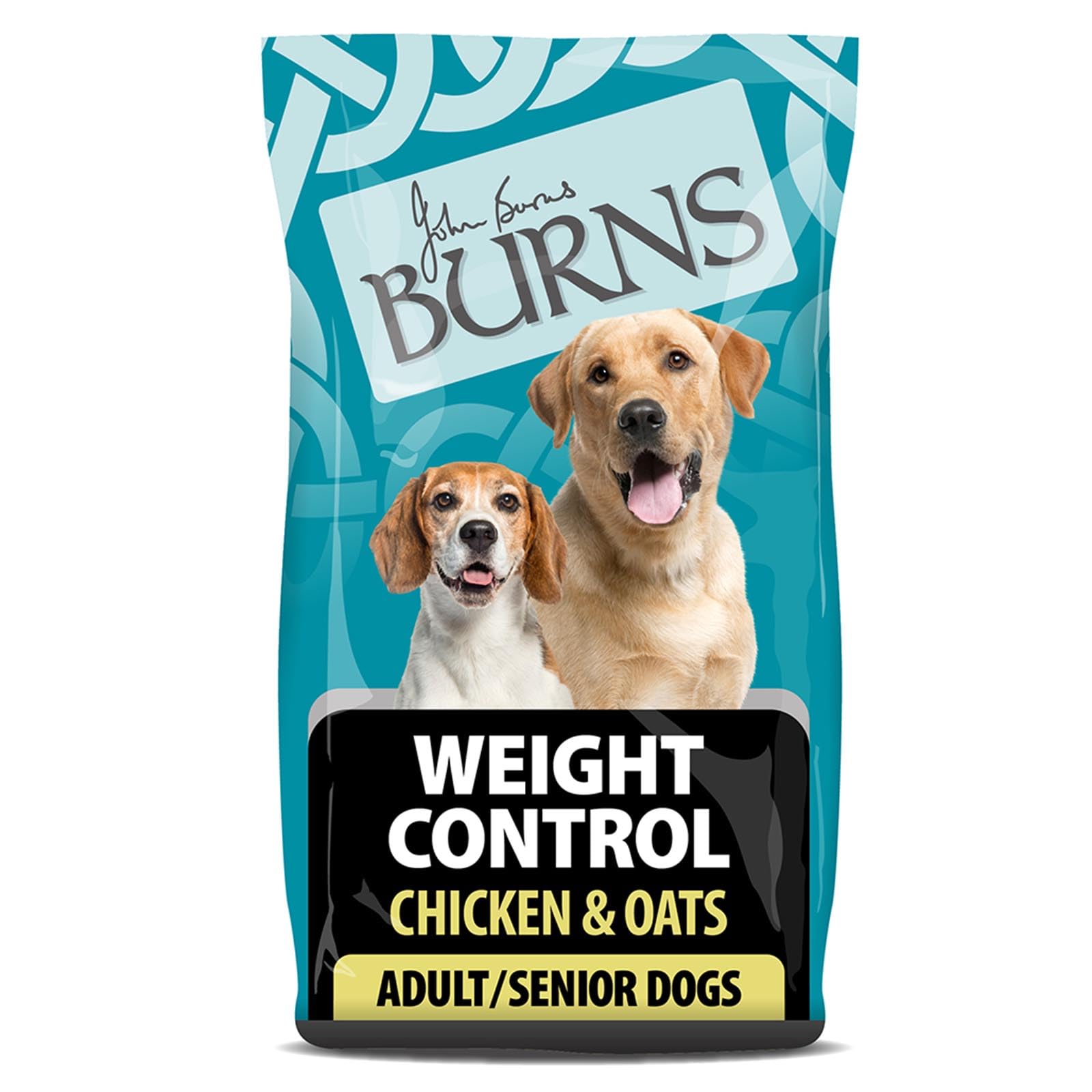 Burns Pet Nutrition Hypoallergenic Complete Dry Dog Food Adult and Senior Dog Weight Control Chicken and Oats 2 kg(Packaging may vary)