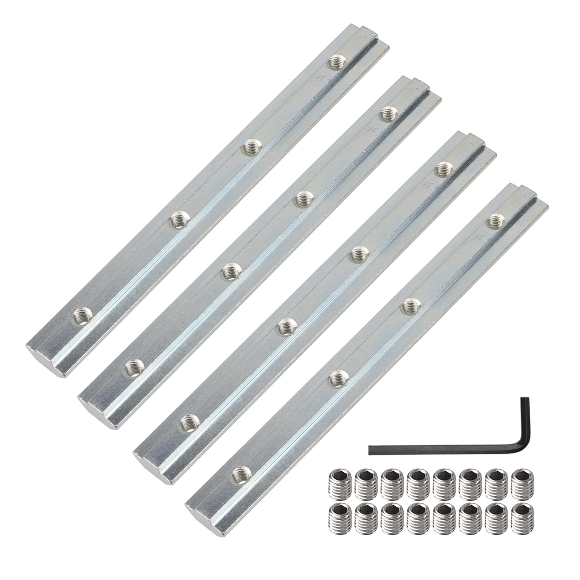 THE WHITE SHOP (Size : 4040) Aluminum Profile Straight Line Connector for T Slot 8mm Joint Bracket Extrusion Connect Parts