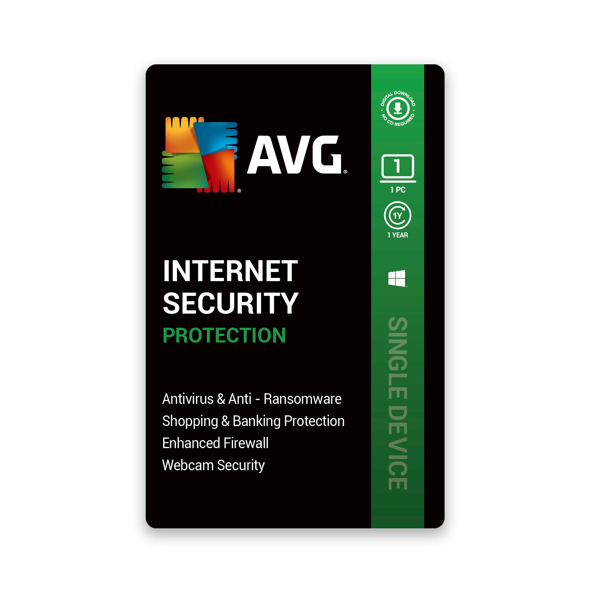 AVGInternet Security | 1 PC 1 Year | Email Delivery in 1 hour