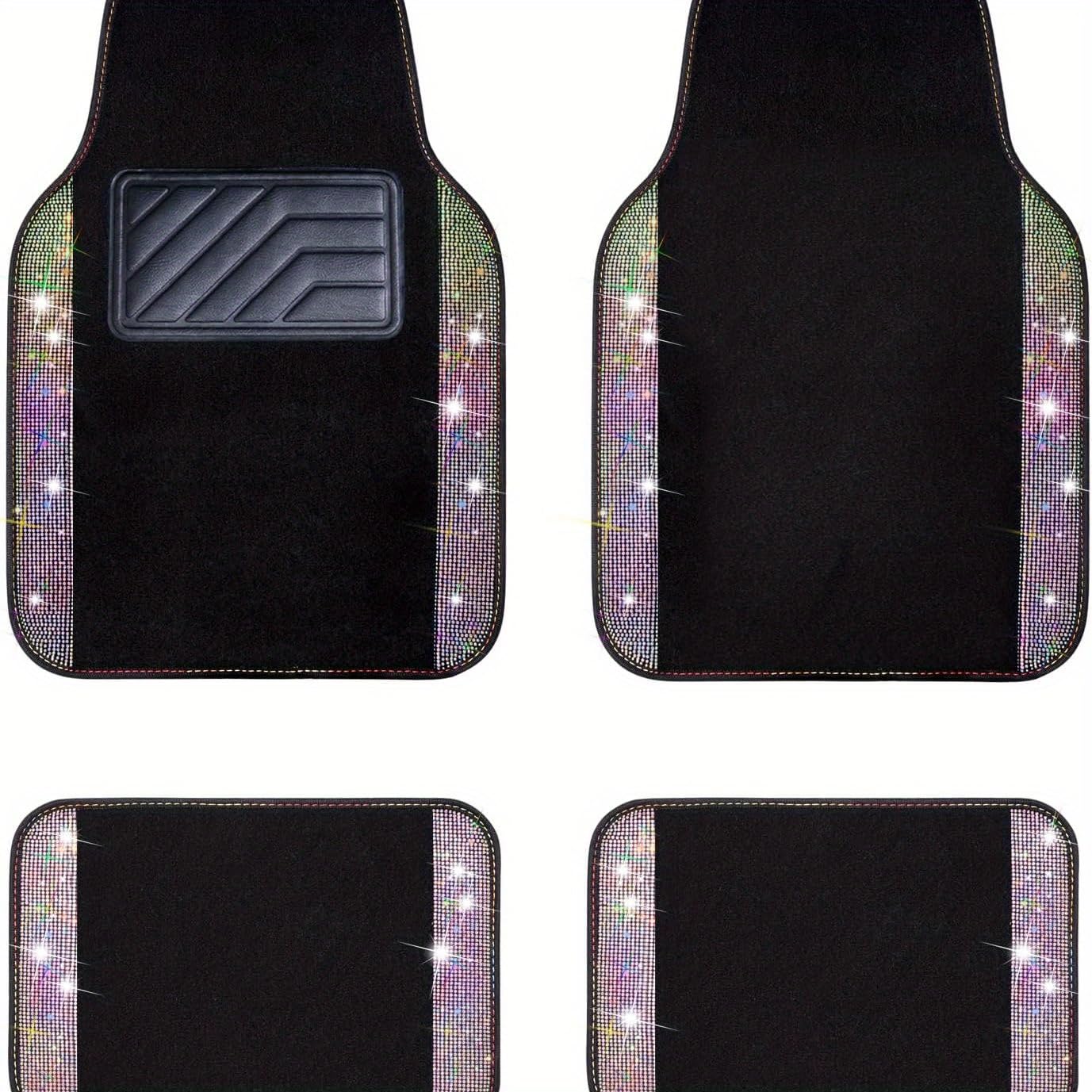 4 Pcs Car Floor Mats,Compatible with Seat LEON,Car Mats,6-Coloful