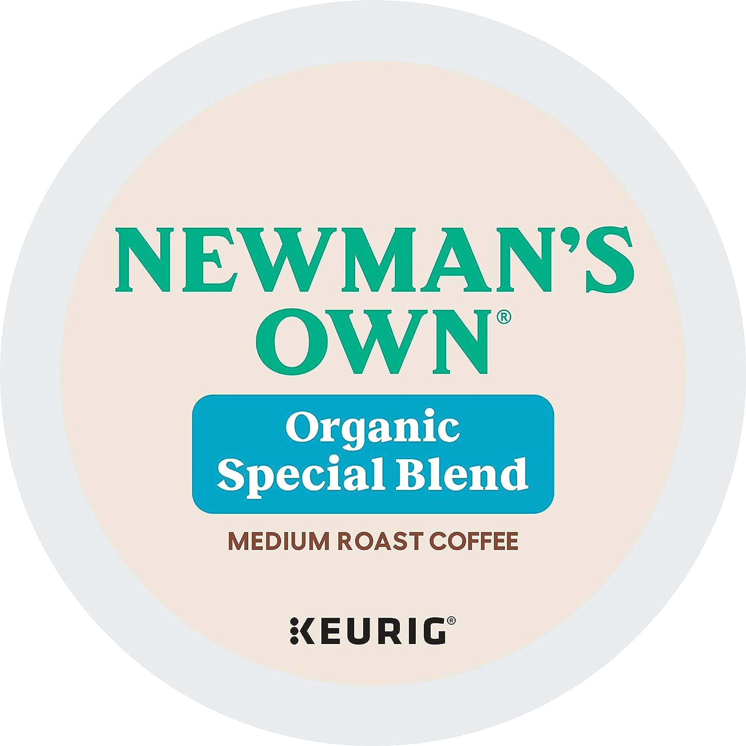 Newman's OwnOrganics, Special Blend, Single-Serve Keurig K-Cup Pods, Medium Roast, 120 Count (5 Boxes of 24 Pods)