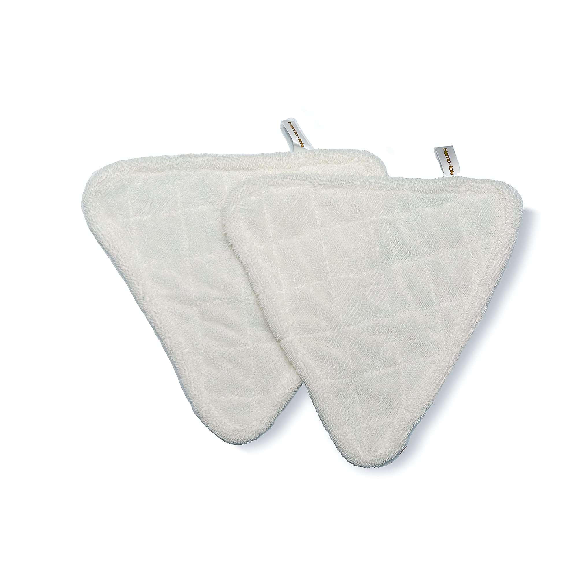 Home-Tek JAL703MP2 Pack of 2 Optimus 3 Triangular Replacement Microfibre Mop Pads for the JAL701 Optimus 3 Triangular Steam Mop Head. 100% Genuine Spare Parts.