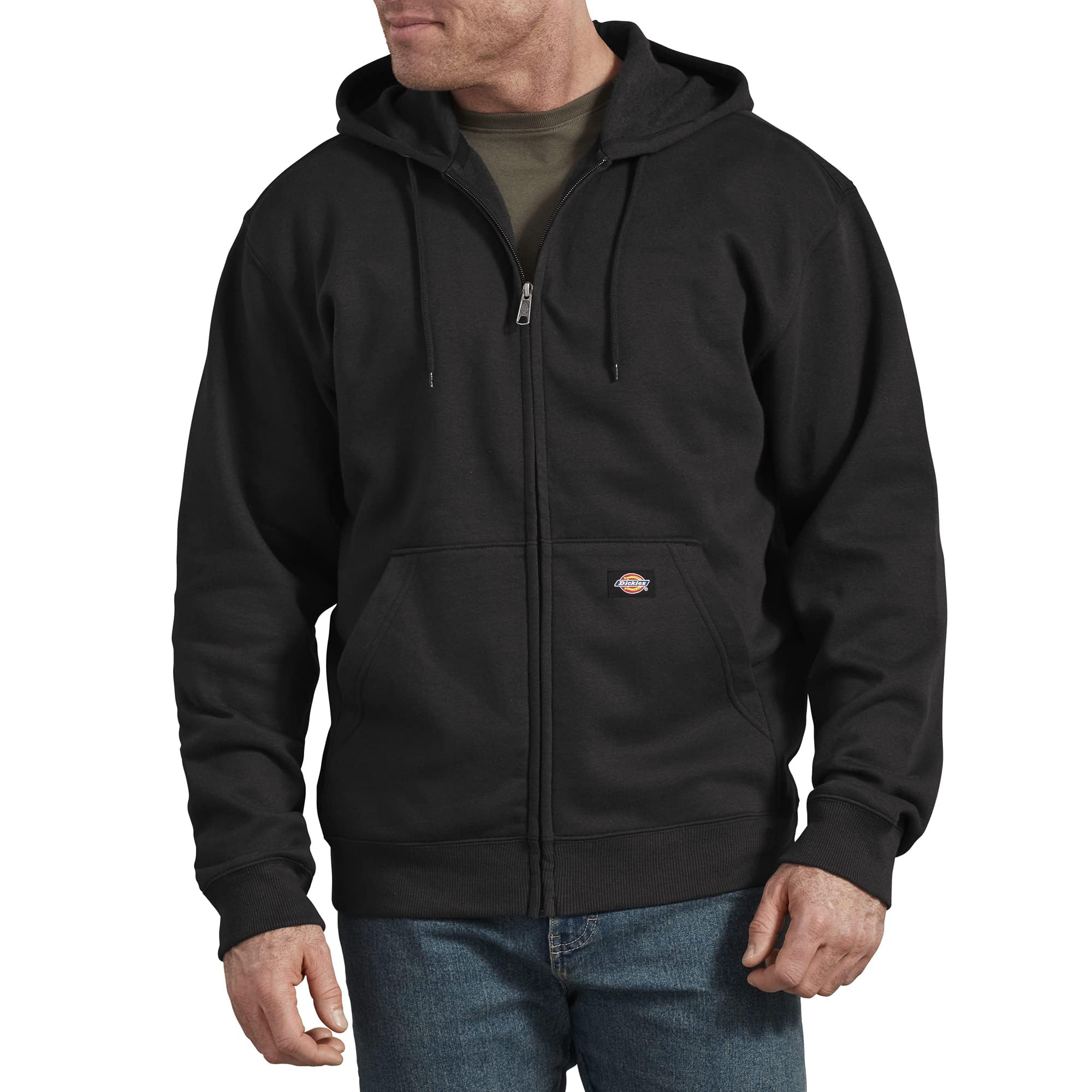 Dickies Men's Full Zip Fleece Hoodie