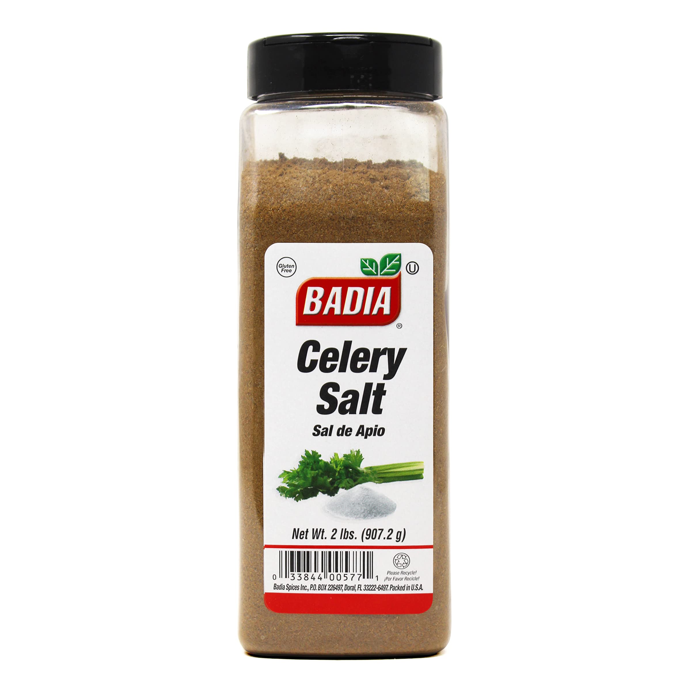 Badia Celery Salt 907.2g (2 lbs) - American Import - Sal de Apio - Gluten Free