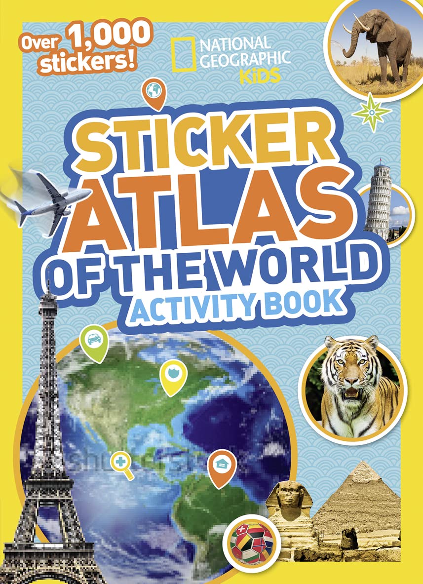 World Atlas Sticker Activity Book: Over 200 Stickers Paperback – Big Book, 30 May 2019