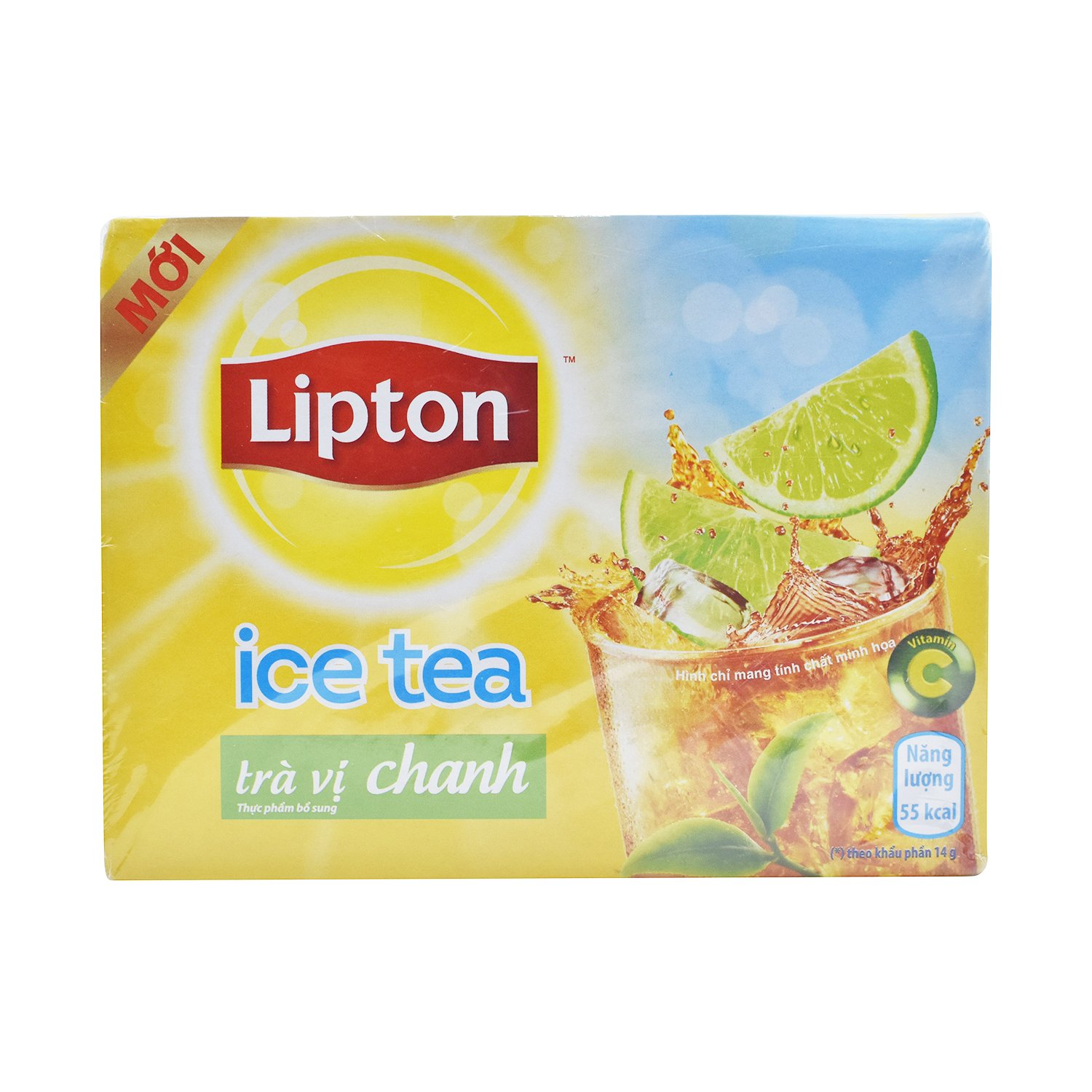 Lipton Ice Tea Lemon Flavoured (16 Pk*14Gm), 224Gram - Assam, Powder