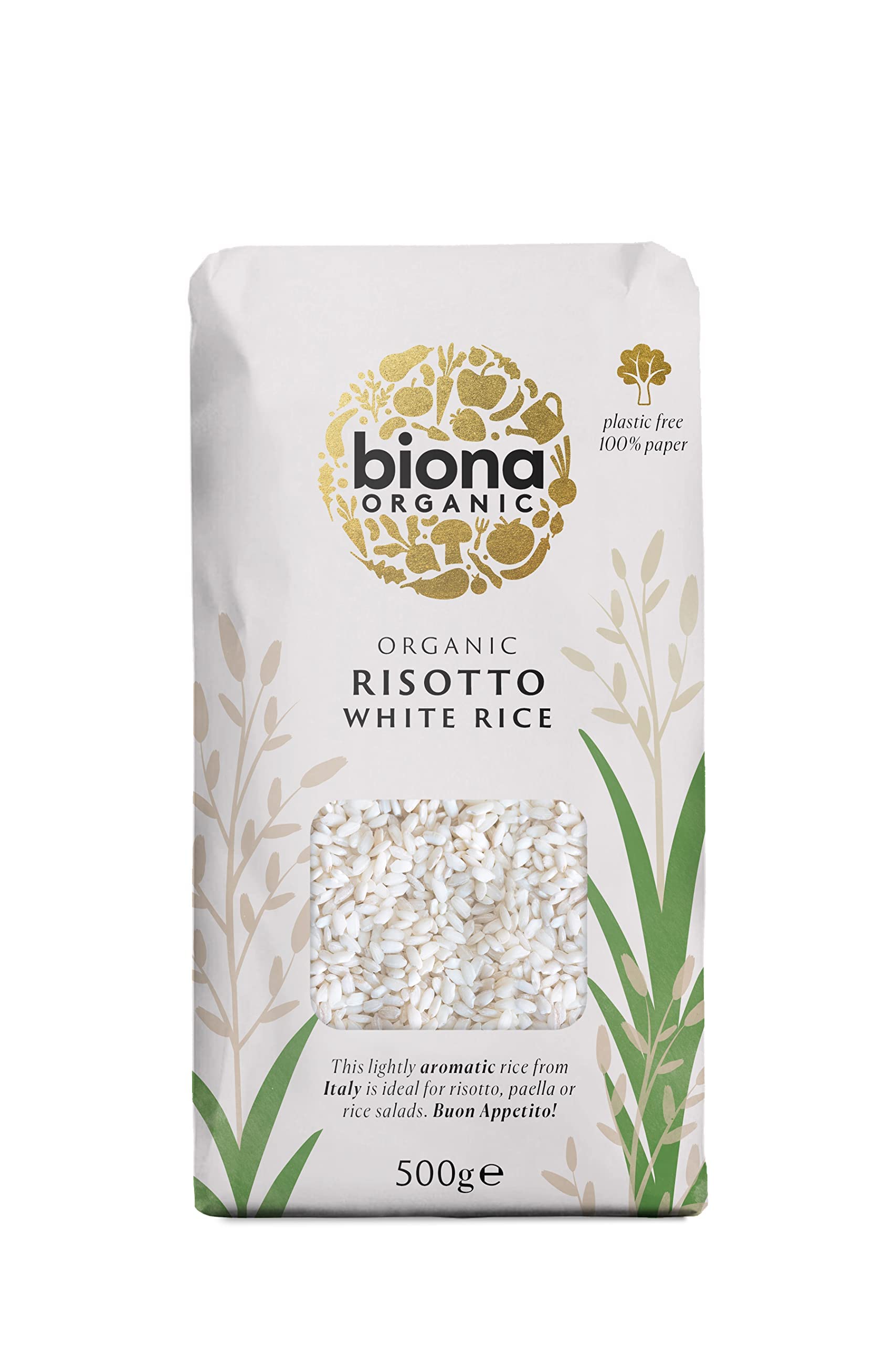 Biona Organic Risotto Rice White, 500g