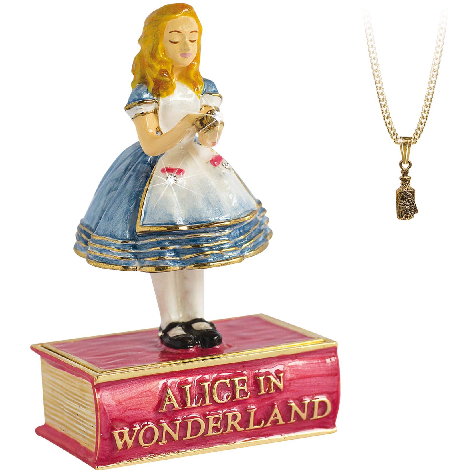 Secrets from Hidden Treasures Alice In Wonderland Trinket Box