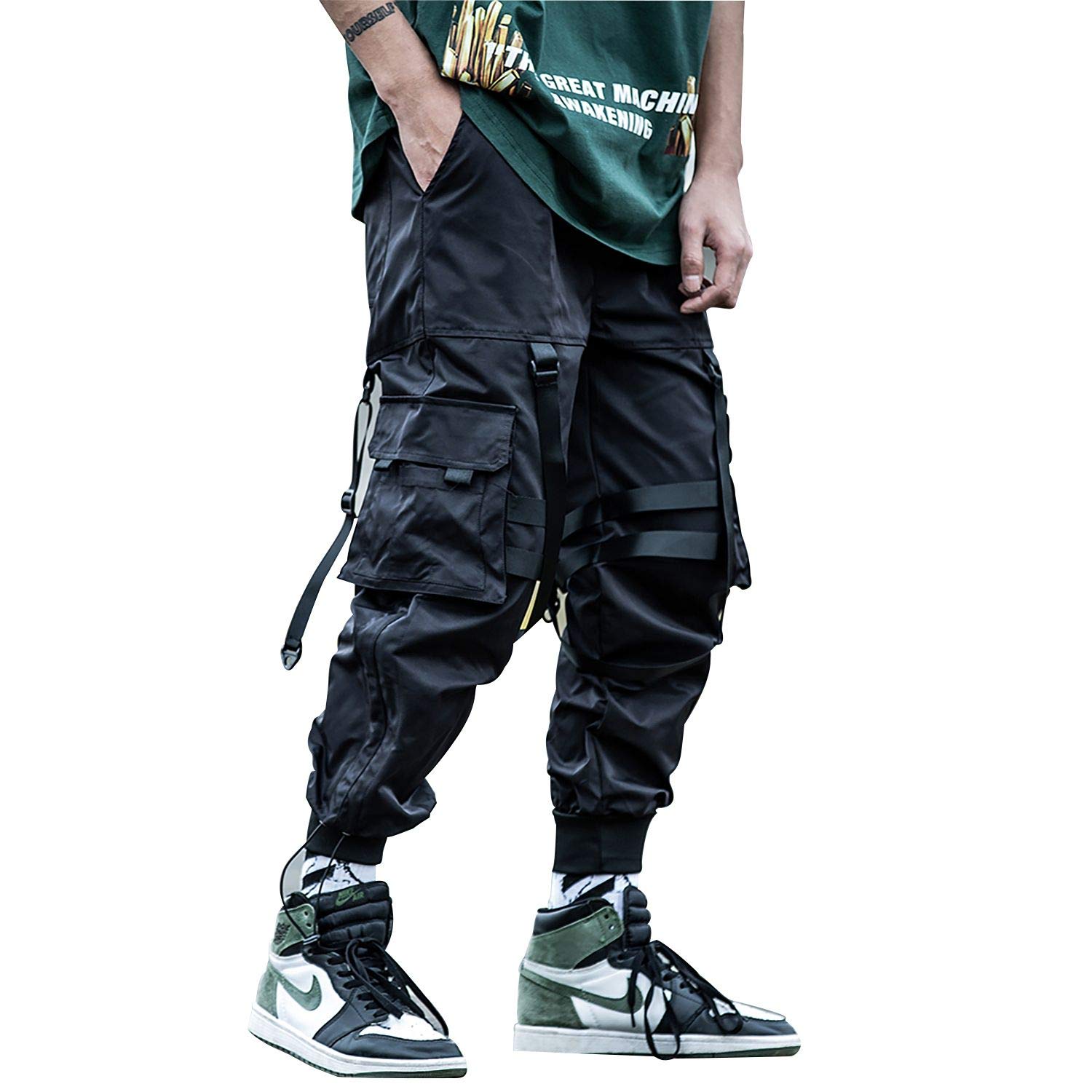 Men's Strapped Techwear Cargo Pants