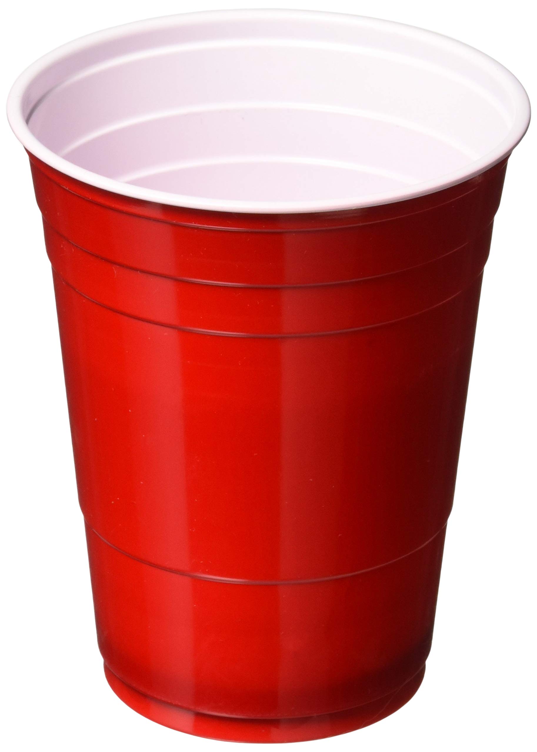 Solo CP003 Party Plastic Cups, 16 oz., Red (Pack of 50)