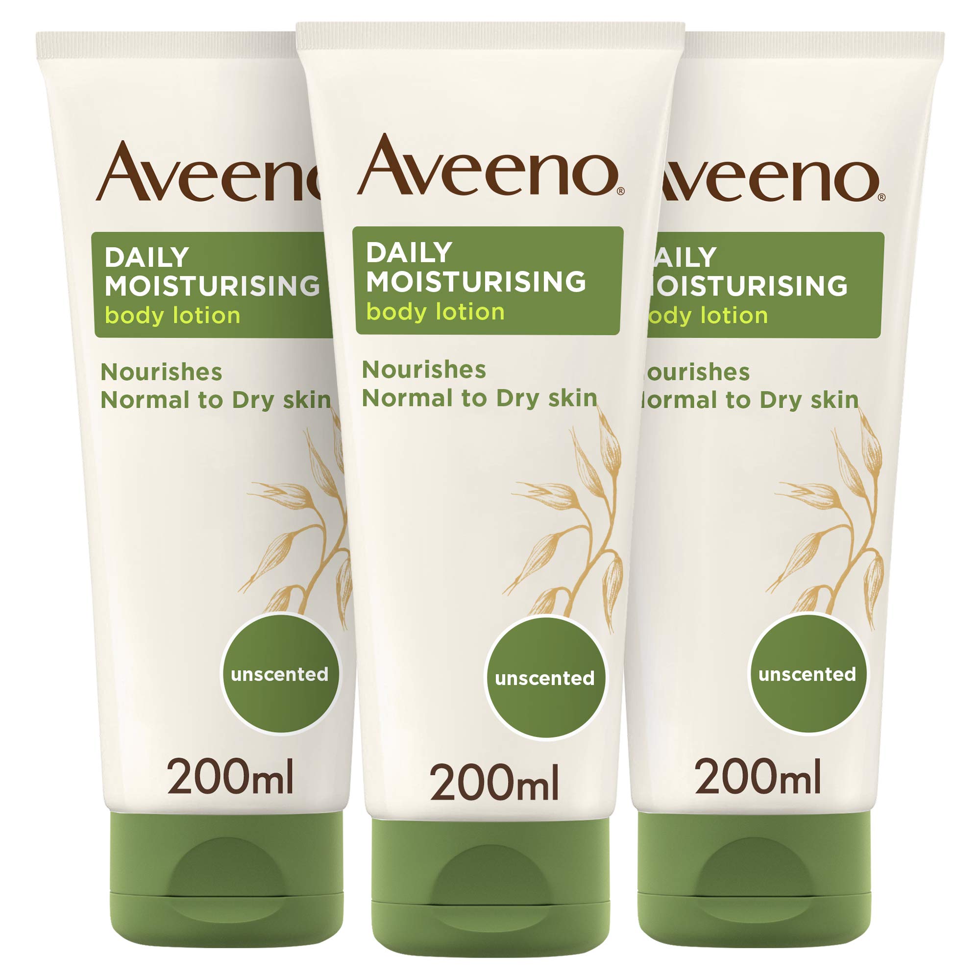 Aveeno Daily Moisturising Triple Pack, 200 ml