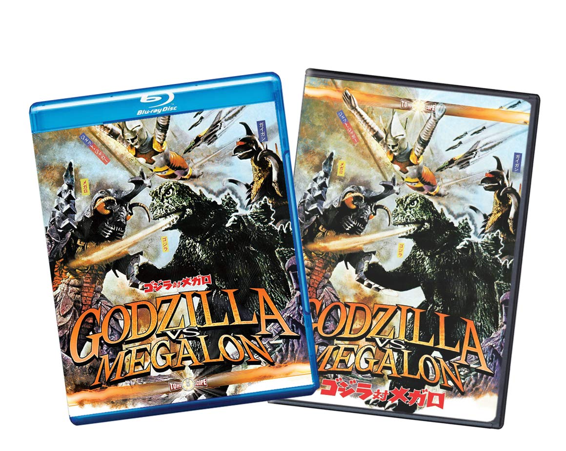 Godzilla Vs. Megalon - RECALLED VERSION with EXTRAS! (Blu-ray/DVD Combo) Uncut, remastered!