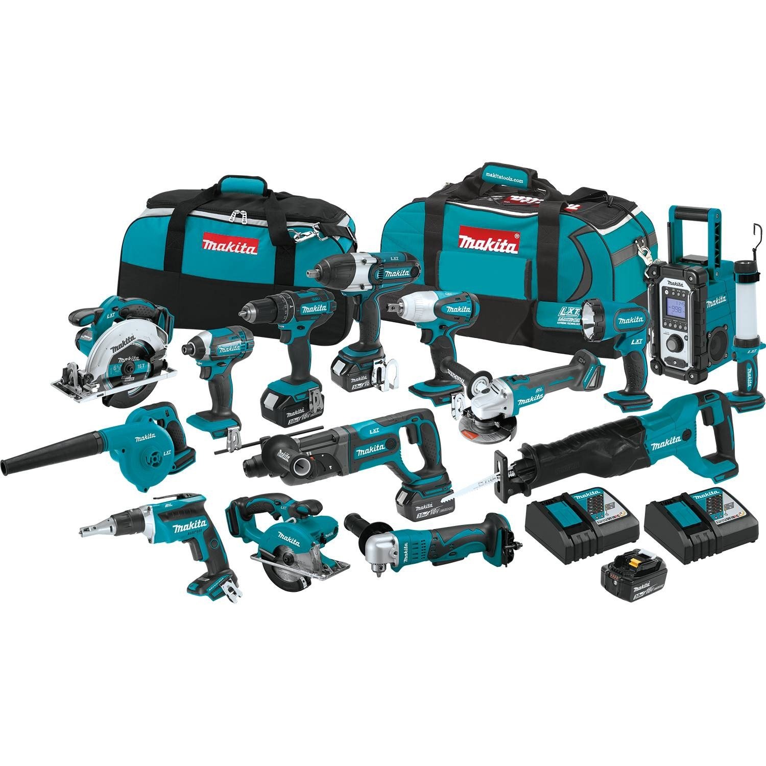 MakitaXT1501 18V LXT® Lithium-Ion Cordless 15-Pc. Combo Kit (3.0Ah)