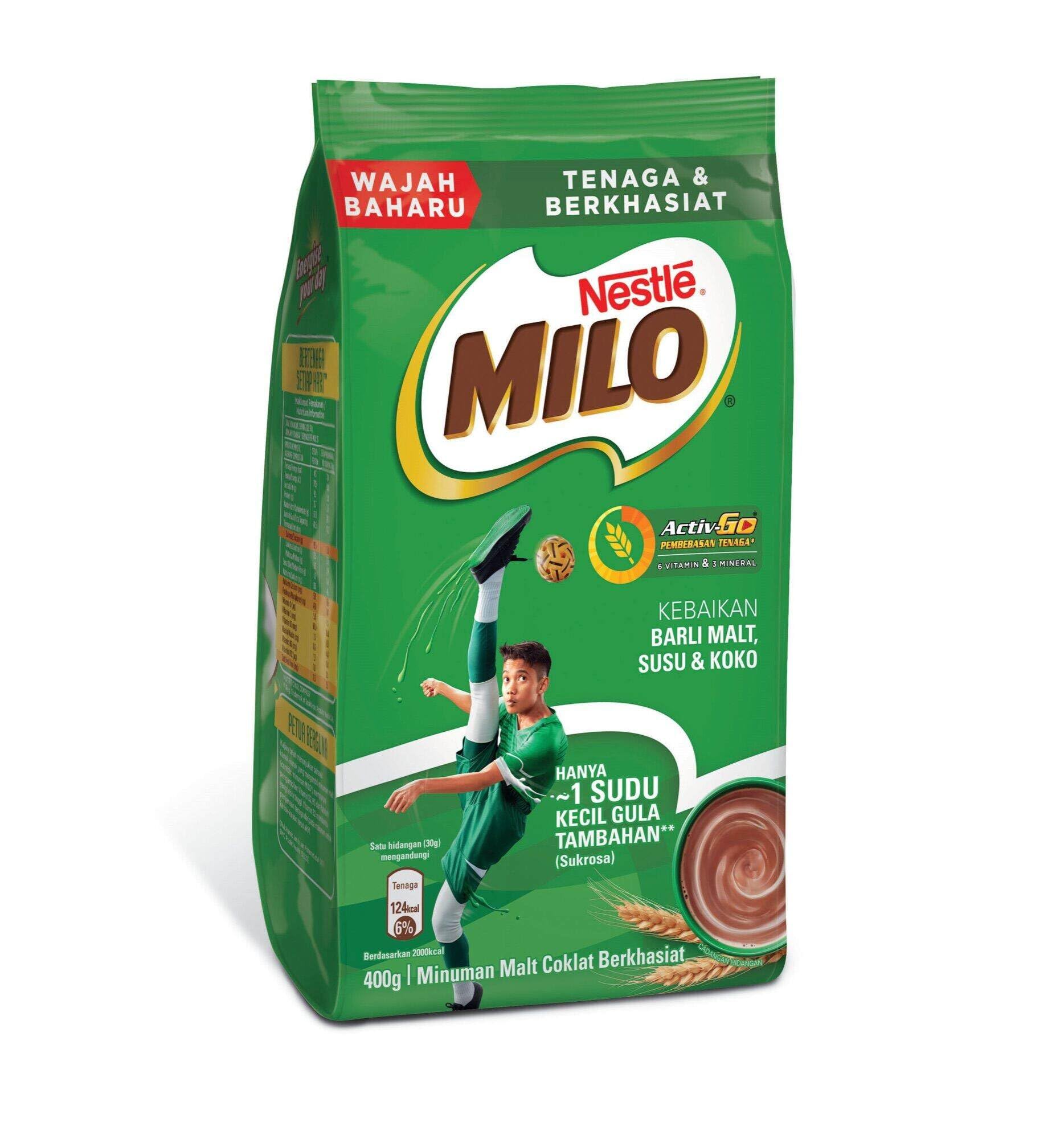 Milo-Active Go, Chocolate 400g Imported (Pack of 1)