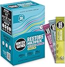 Hunter & Gather Restore Electrolytes Powder Sachets x 30 I Multipack | Sugar Free I 100% Natural Hydration I Optimal Mineral Ratio I with Pink Himalayan Salt I Keto I Scientifically Formulated