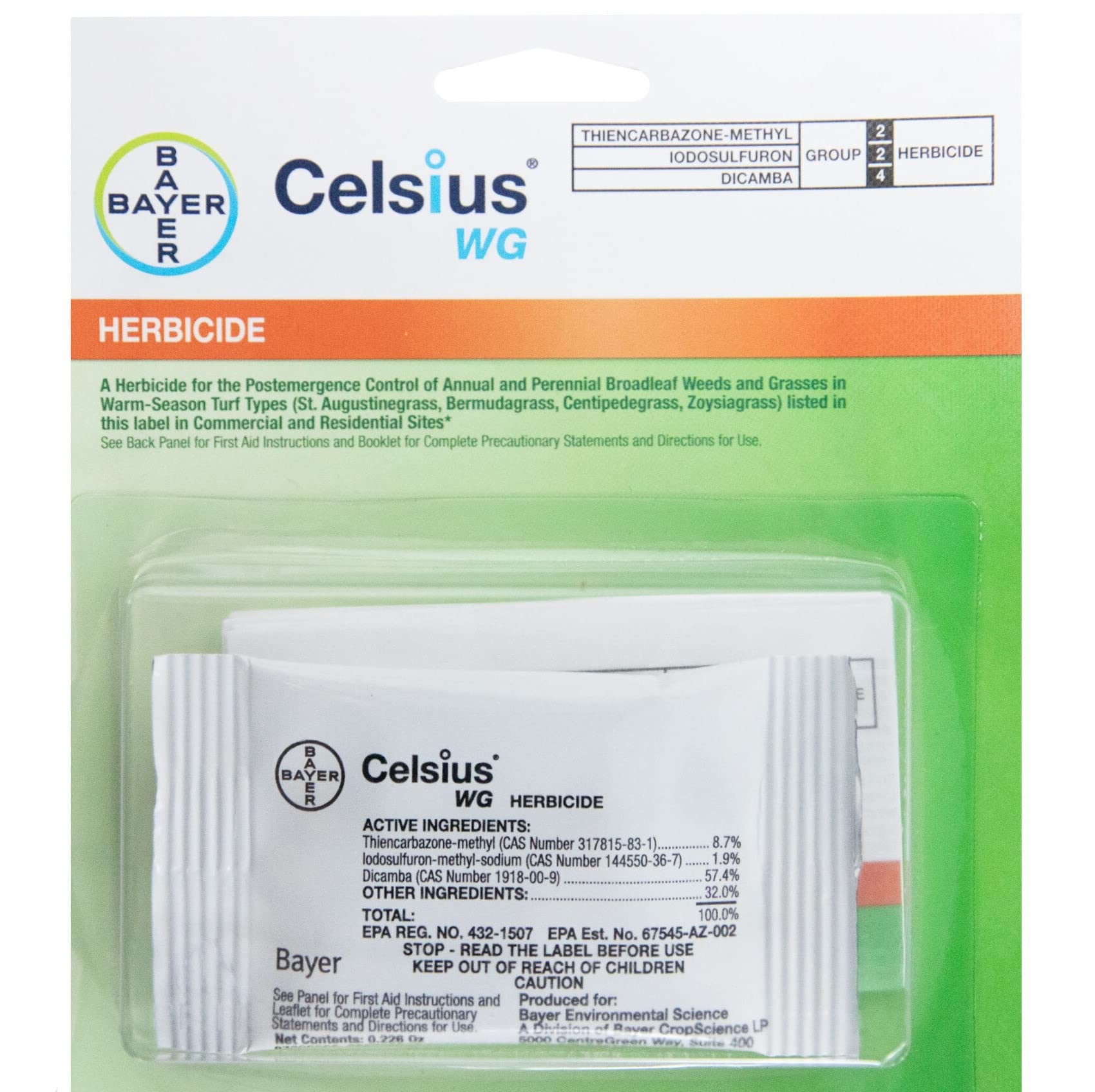 Celsius WG - 0.226 oz Easy Mix Packet-Post Emerge Weed Control