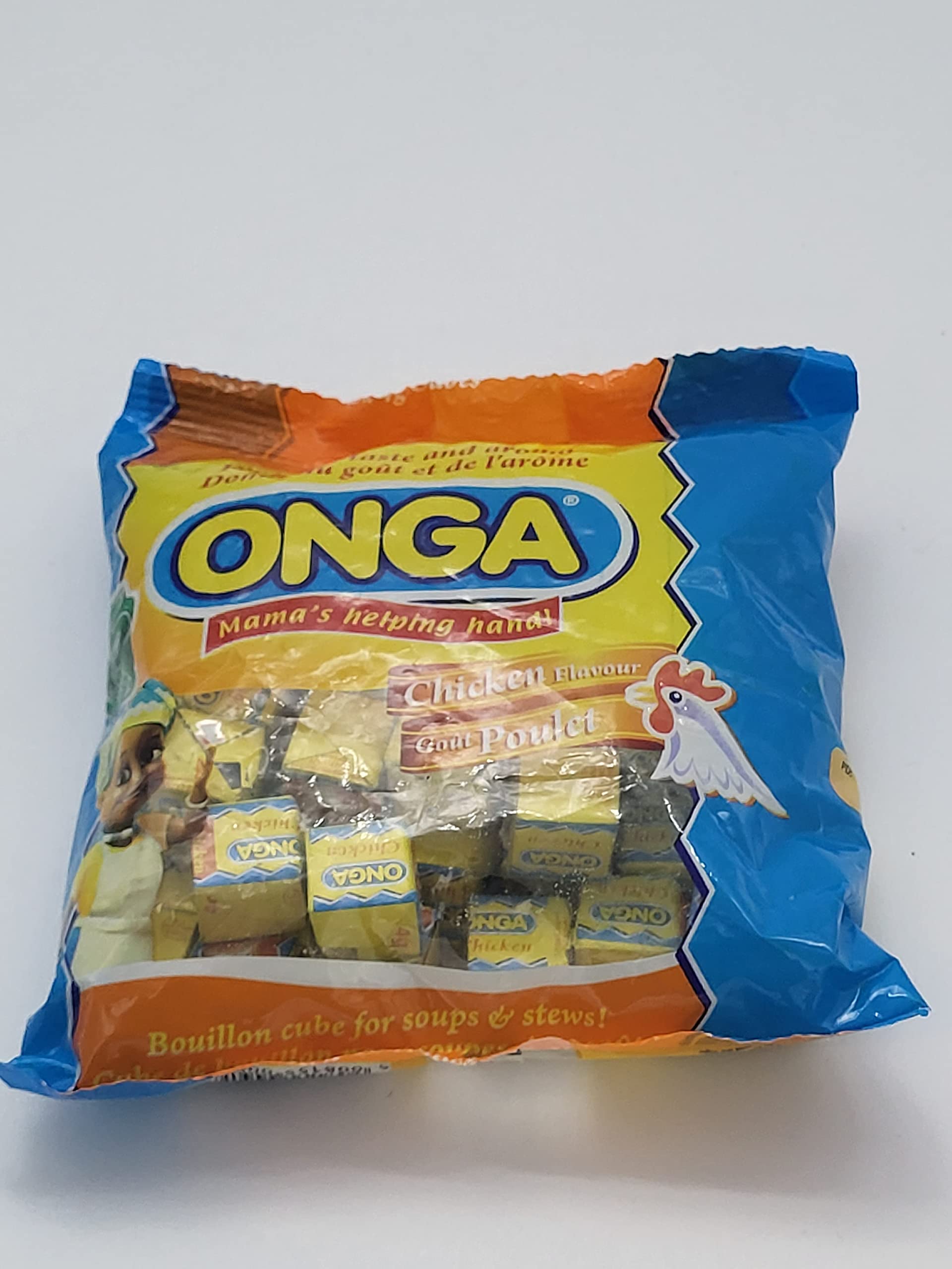 Onga Seasoning Chicken Flavor ,4g x 55 Cubes