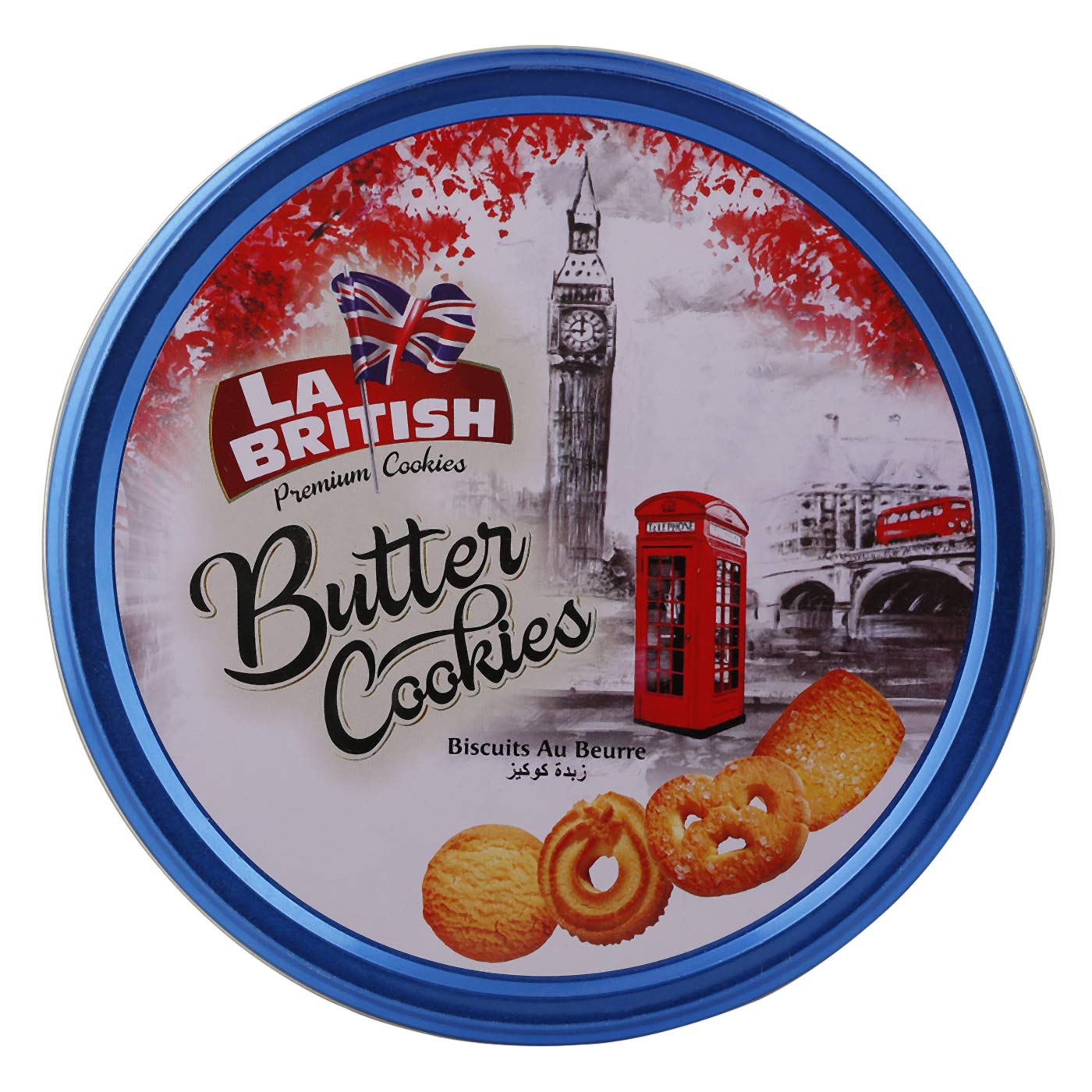 La BritishButter Cookies In Tin, 340 gm